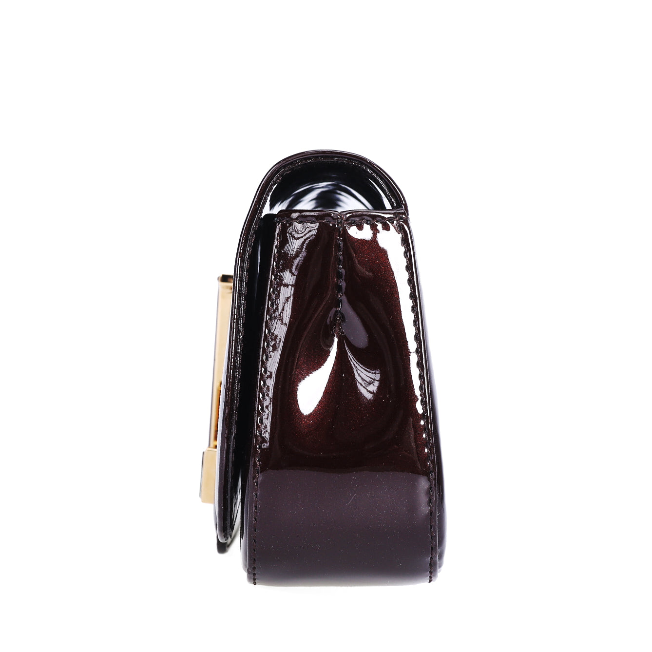 Pre-Owned Louis Vuitton Sobe Burgundy Patent Leather Clutch 81958183