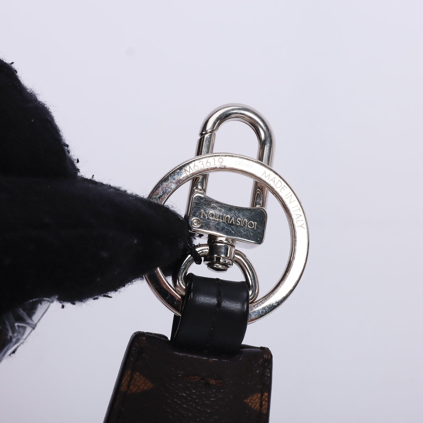 Pre-Owned Louis Vuitton Brown Coated Canvas Bag Charm 85428336