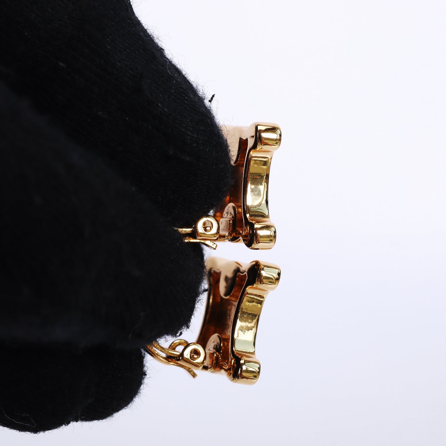 Pre-Owned Celine Vintage Gold-Tone Metal Stud Earrings 85751053