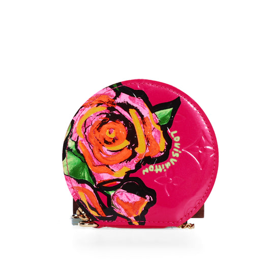 Pre-Owned Louis Vuitton Round Multicolor Patent Leather Coin Purse 86869147