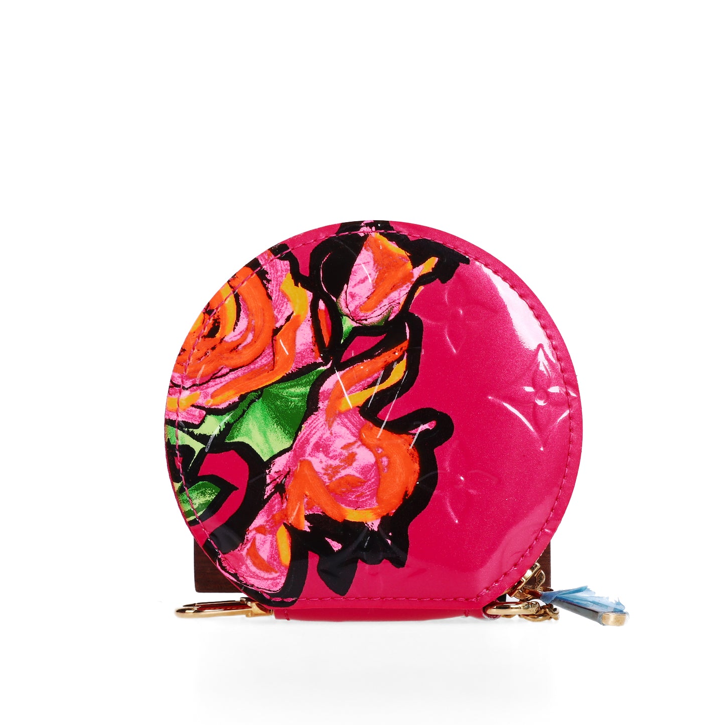 Pre-Owned Louis Vuitton Round Multicolor Patent Leather Coin Purse 86869147