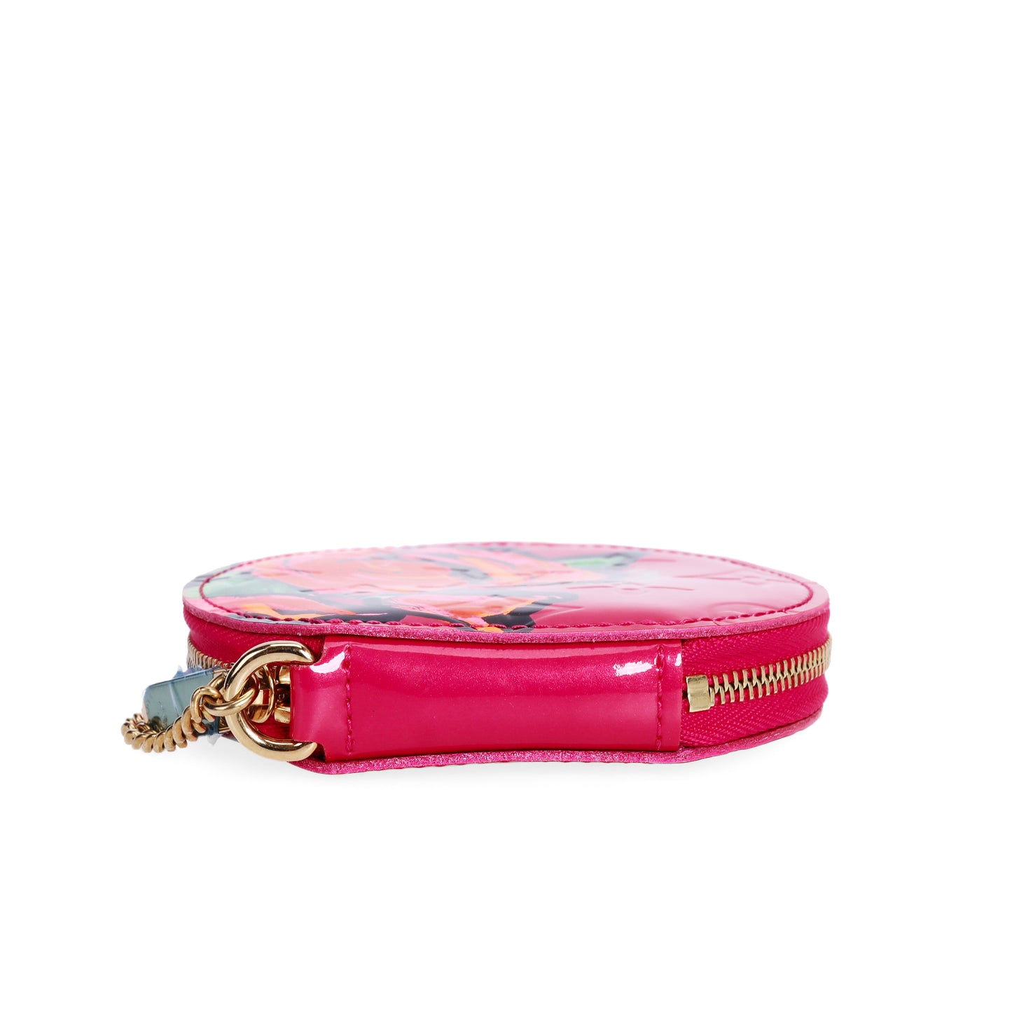 Pre-Owned Louis Vuitton Round Multicolor Patent Leather Coin Purse 86869147