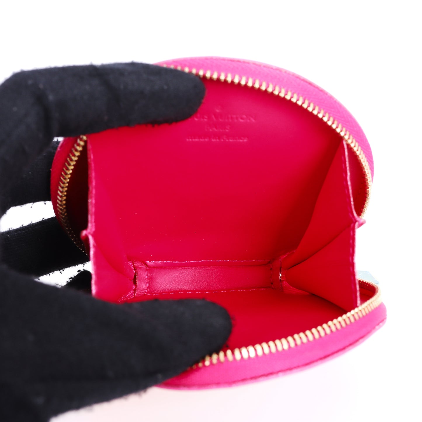 Pre-Owned Louis Vuitton Round Multicolor Patent Leather Coin Purse 86869147