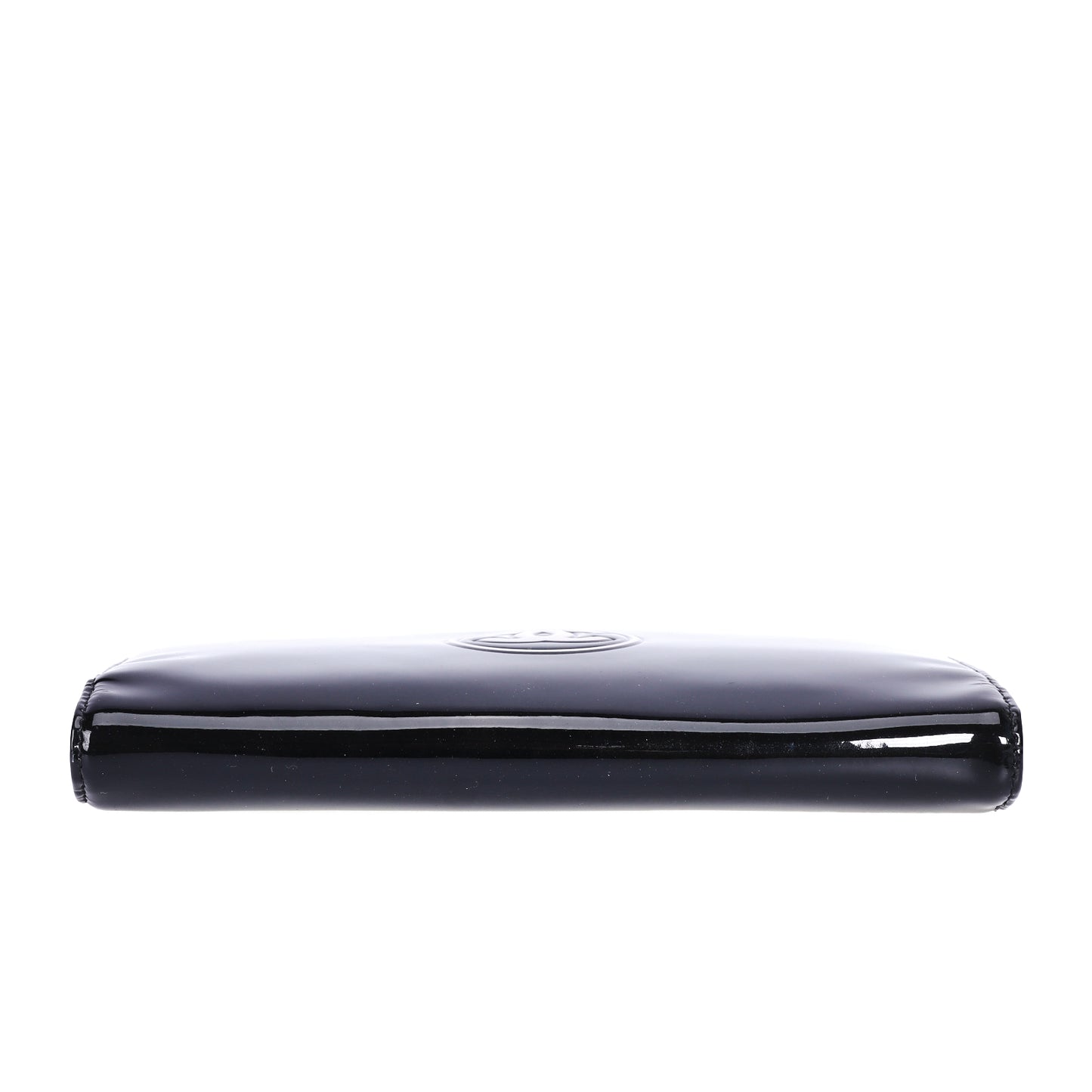 Pre-Owned Chanel CC Black Patent Leather Wallet 88232339 L