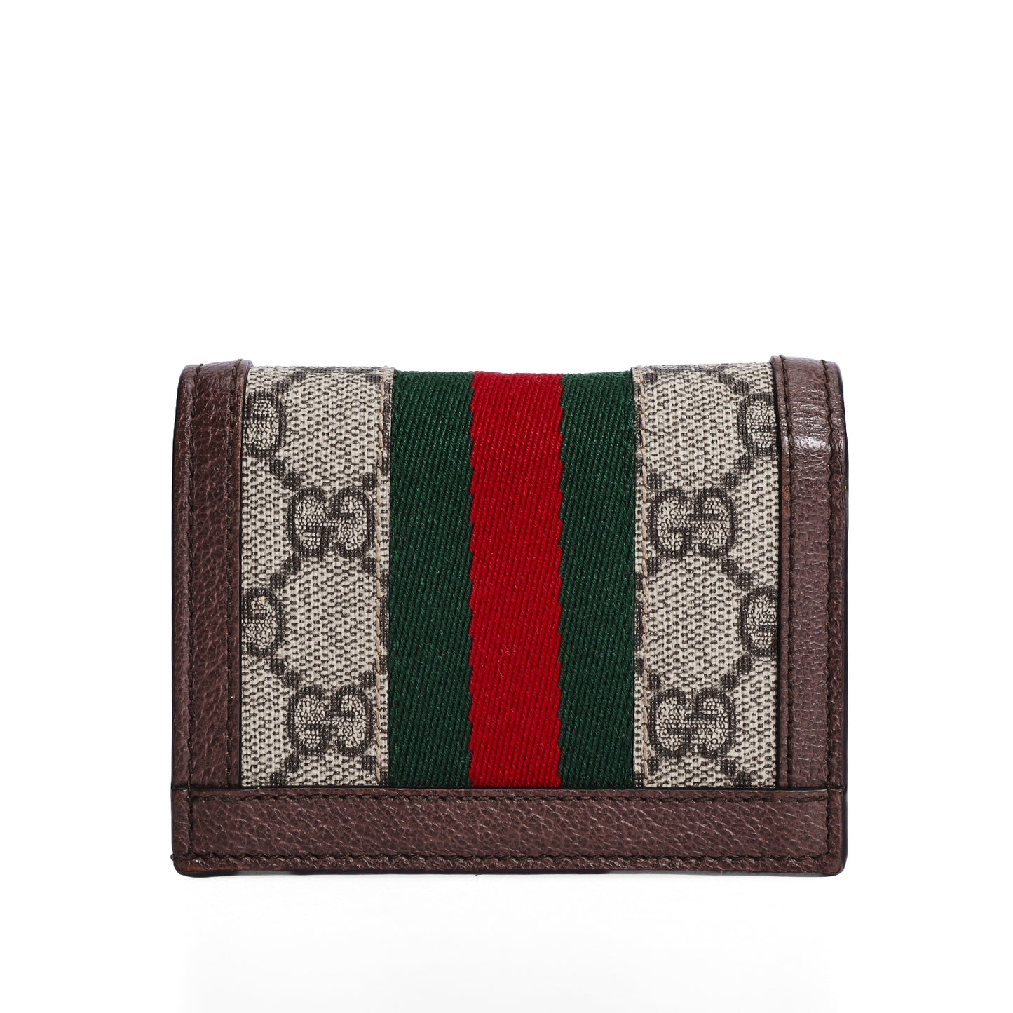 Pre-Owned Gucci Ophidia Brown GG Supreme Coated Canvas Wallet 88237761