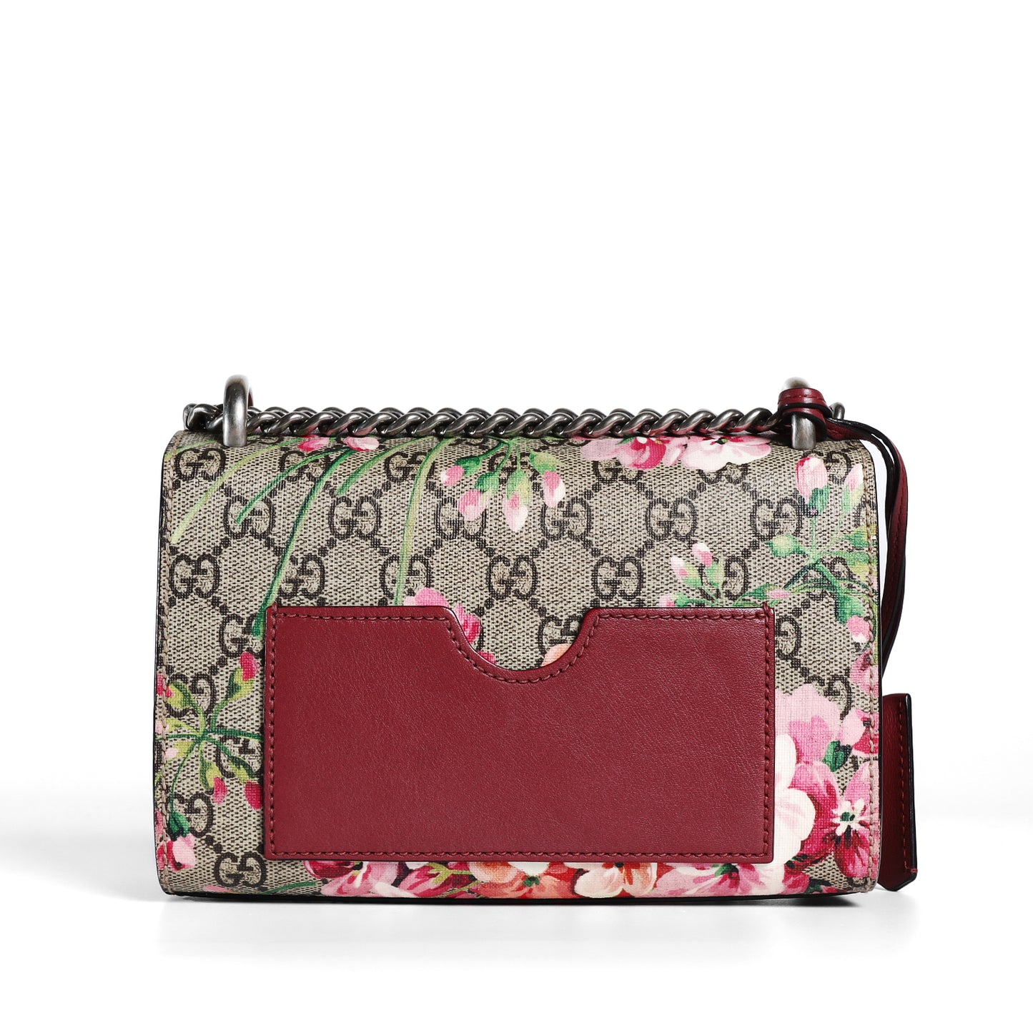 Pre-Owned Gucci Padlock GG Supreme Mini Beige Floral Coated Canvas Shoulder Bag 88921304