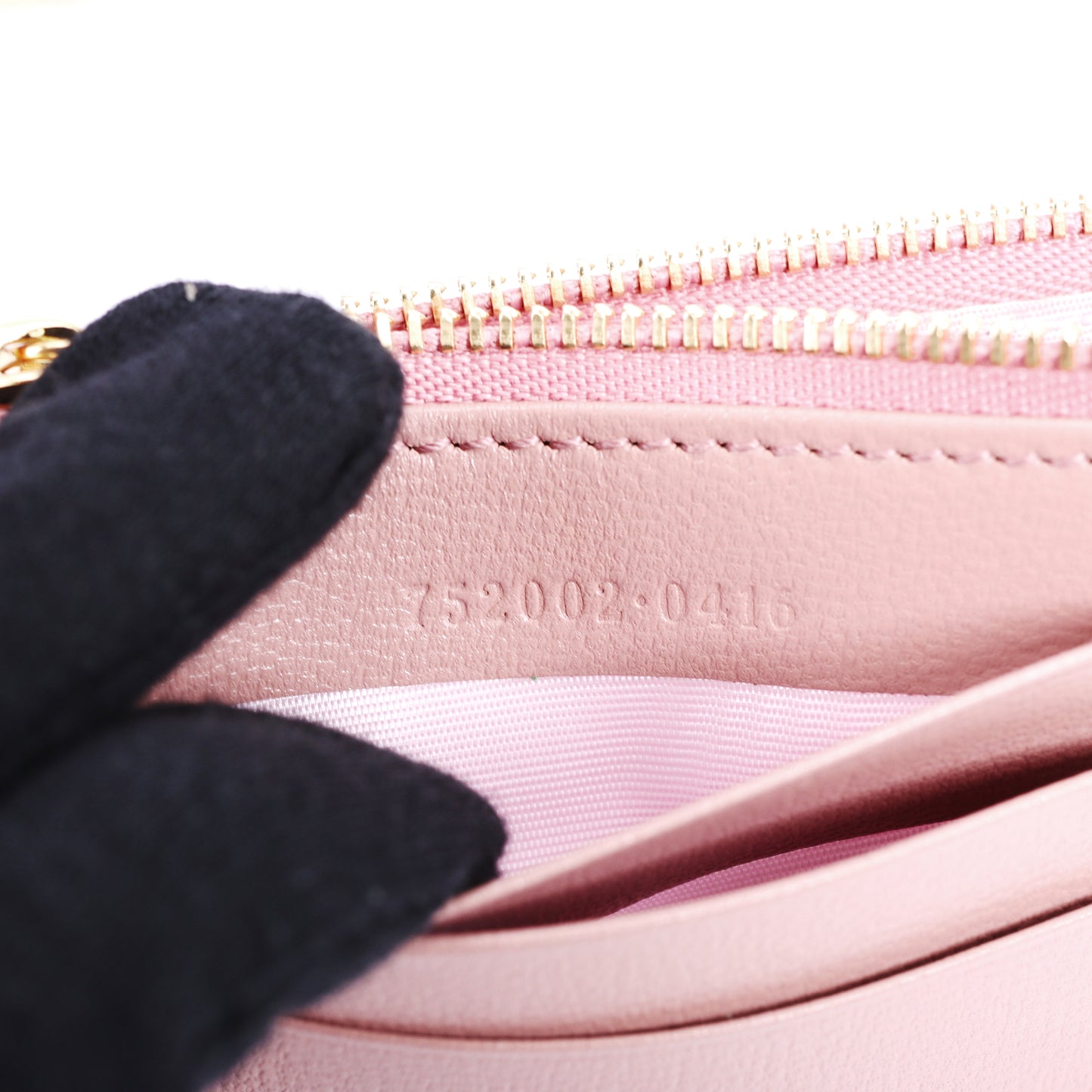 Pre-Owned Gucci Horsebit 1955 Pink Calfskin Chain Wallet on Chain 89456772