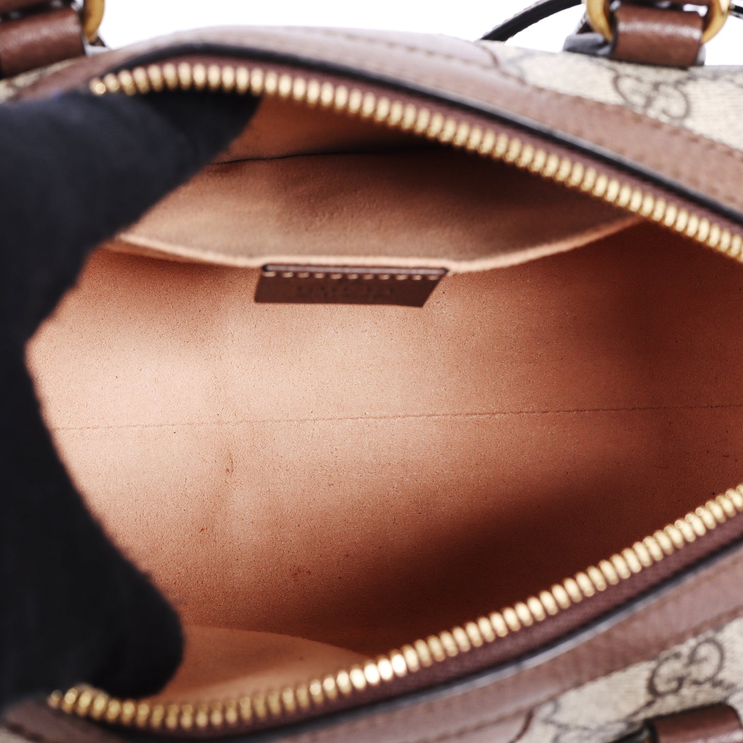 Pre-Owned Gucci Ophidia GG Supreme  Beige Coated Canvas Crossbody Bag 89546973