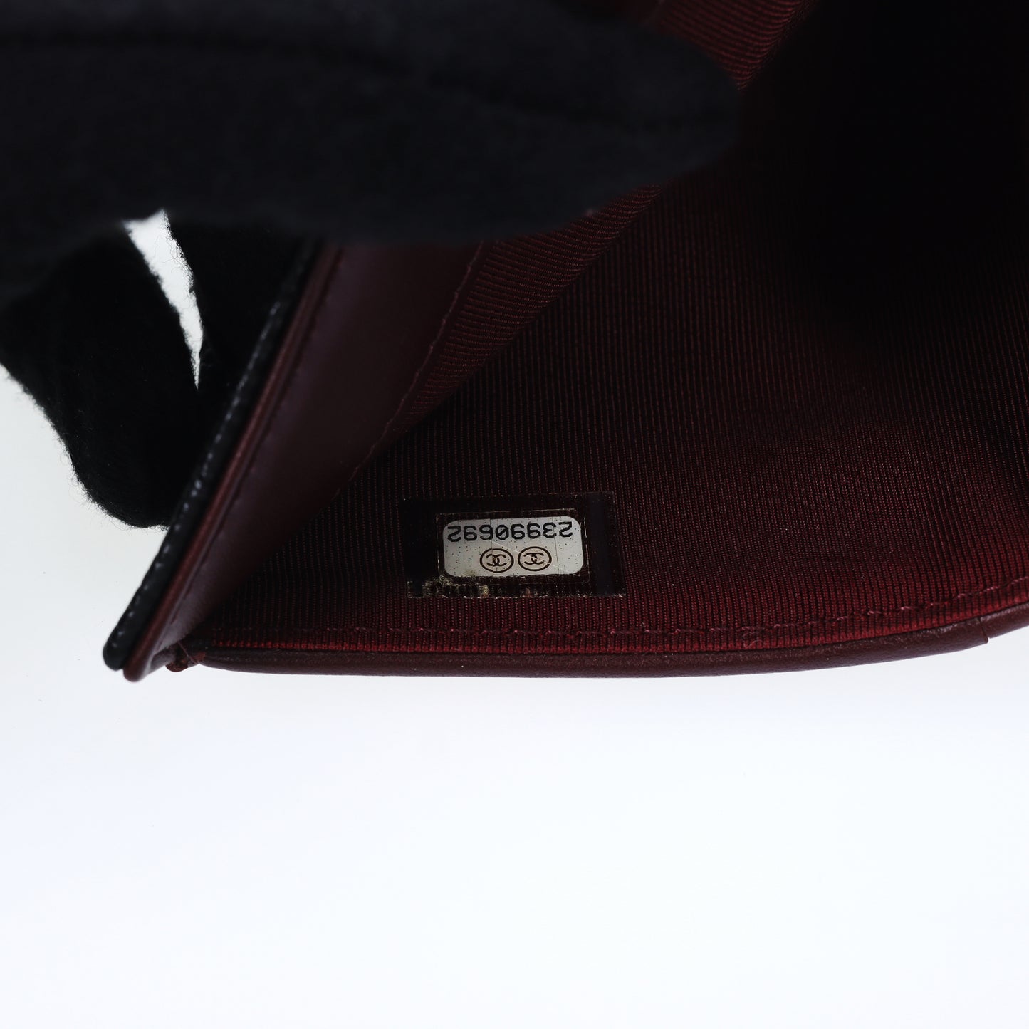 Pre-Owned Chanel Classic Flap Black Caviar Calfskin Wallet 89875554