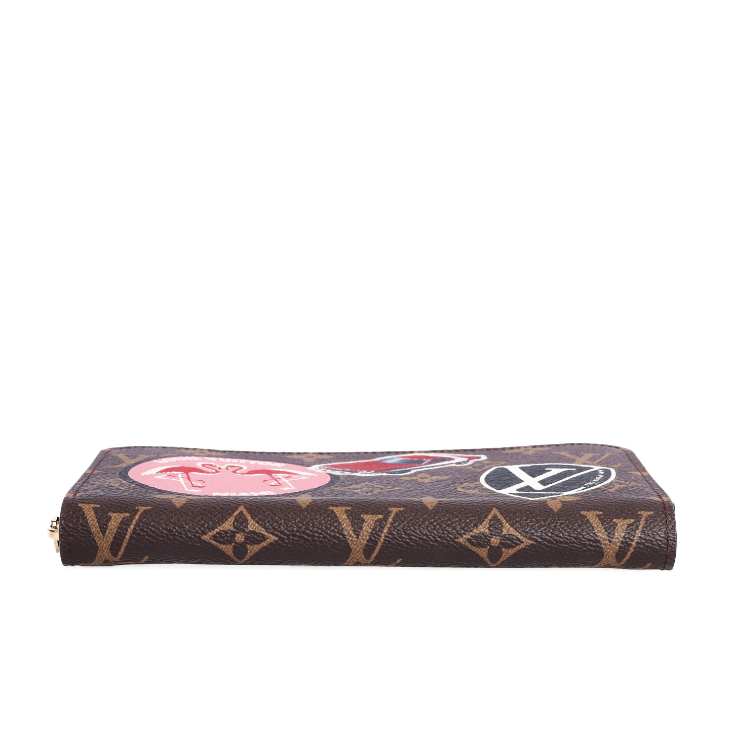 Pre-Owned Louis Vuitton World Tour Zippy Brown Monogram Coated Canvas Long Wallet 89914483