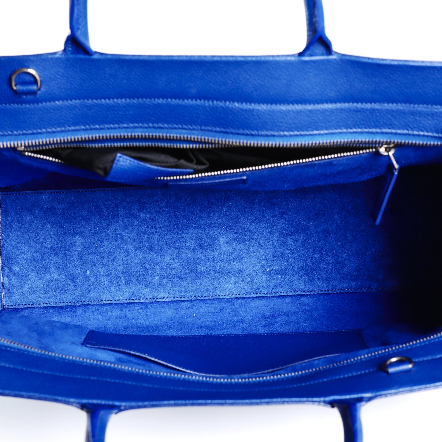Pre-Owned Saint Laurent Niki Large Blue Grained Leather Tote Bag 90329296
