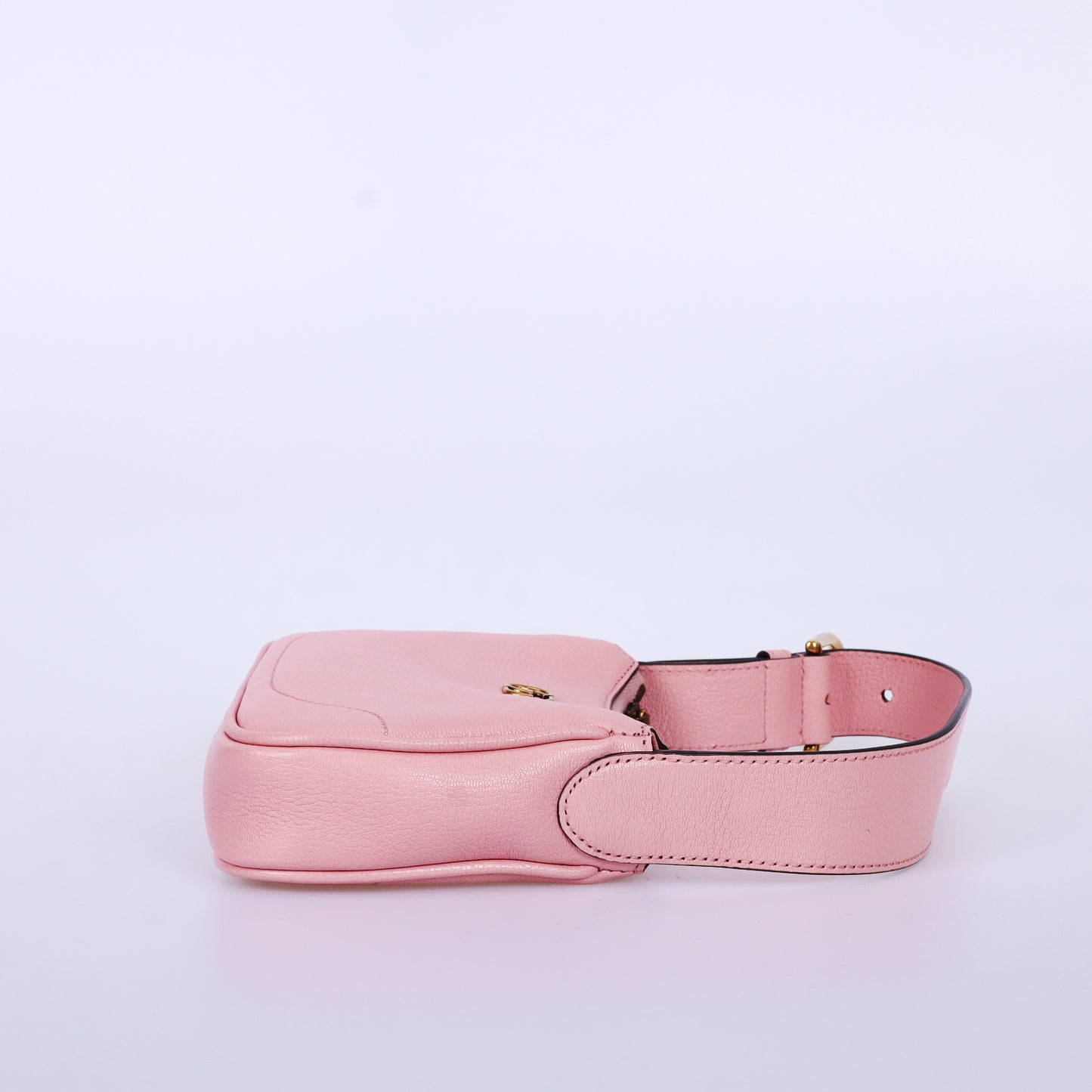 Pre-Owned Gucci Aphrodite Pink Grained Calfskin Leather Shoulder Bag 91845417