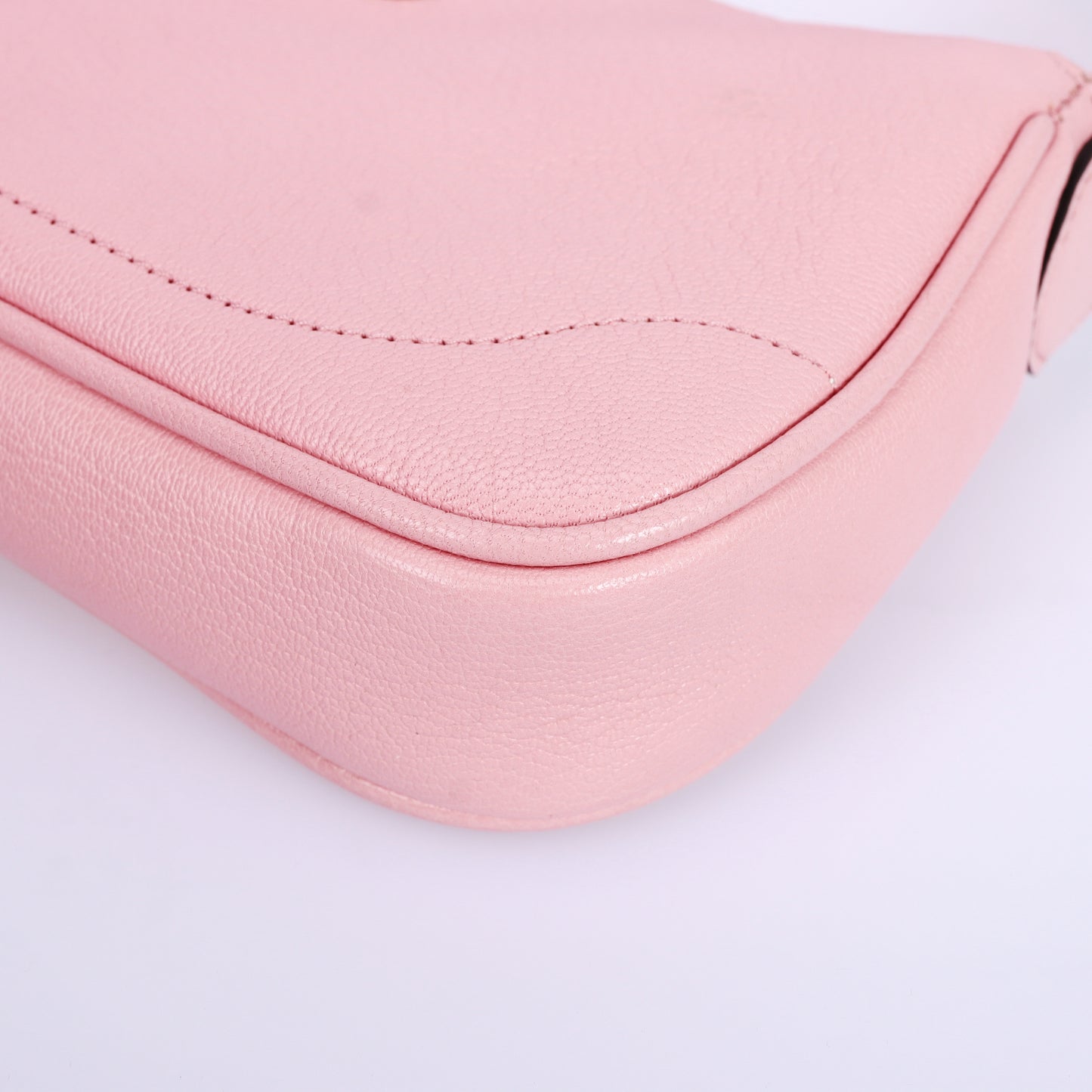 Pre-Owned Gucci Aphrodite Pink Grained Calfskin Leather Shoulder Bag 91845417
