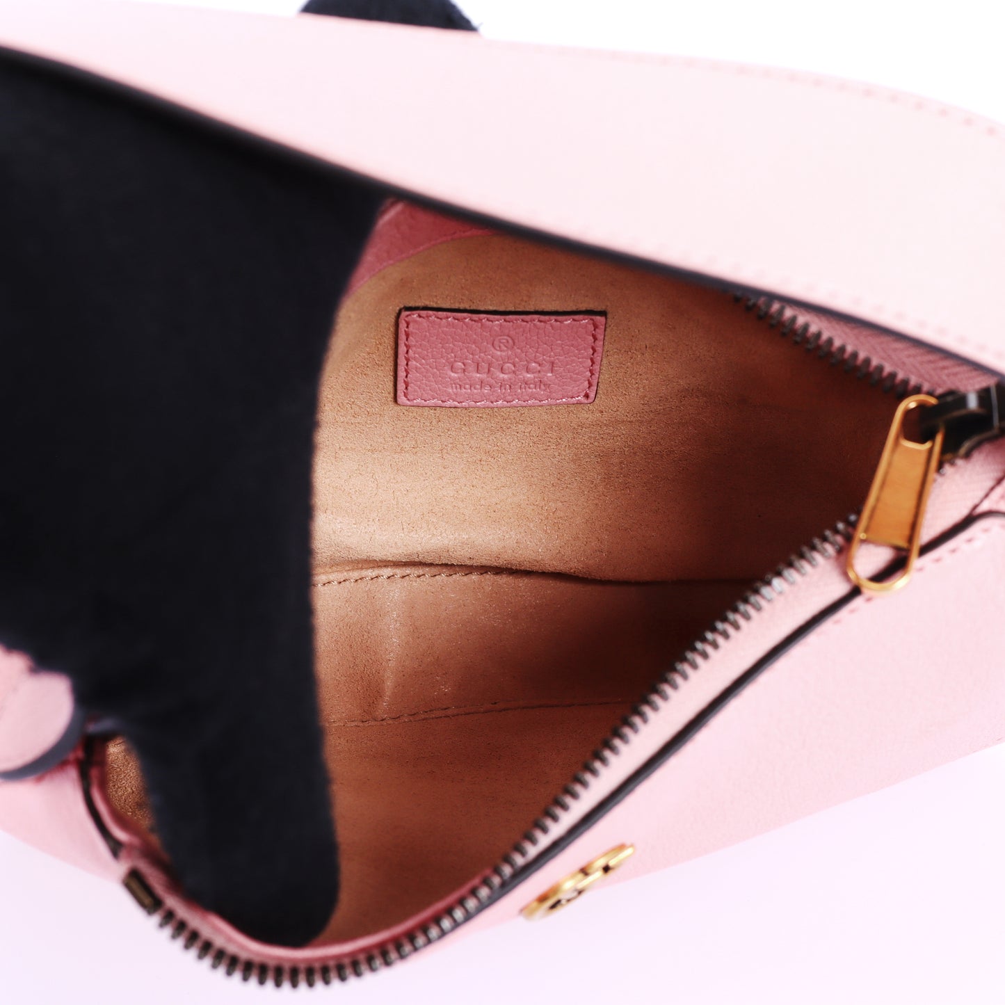 Pre-Owned Gucci Aphrodite Pink Grained Calfskin Leather Shoulder Bag 91845417