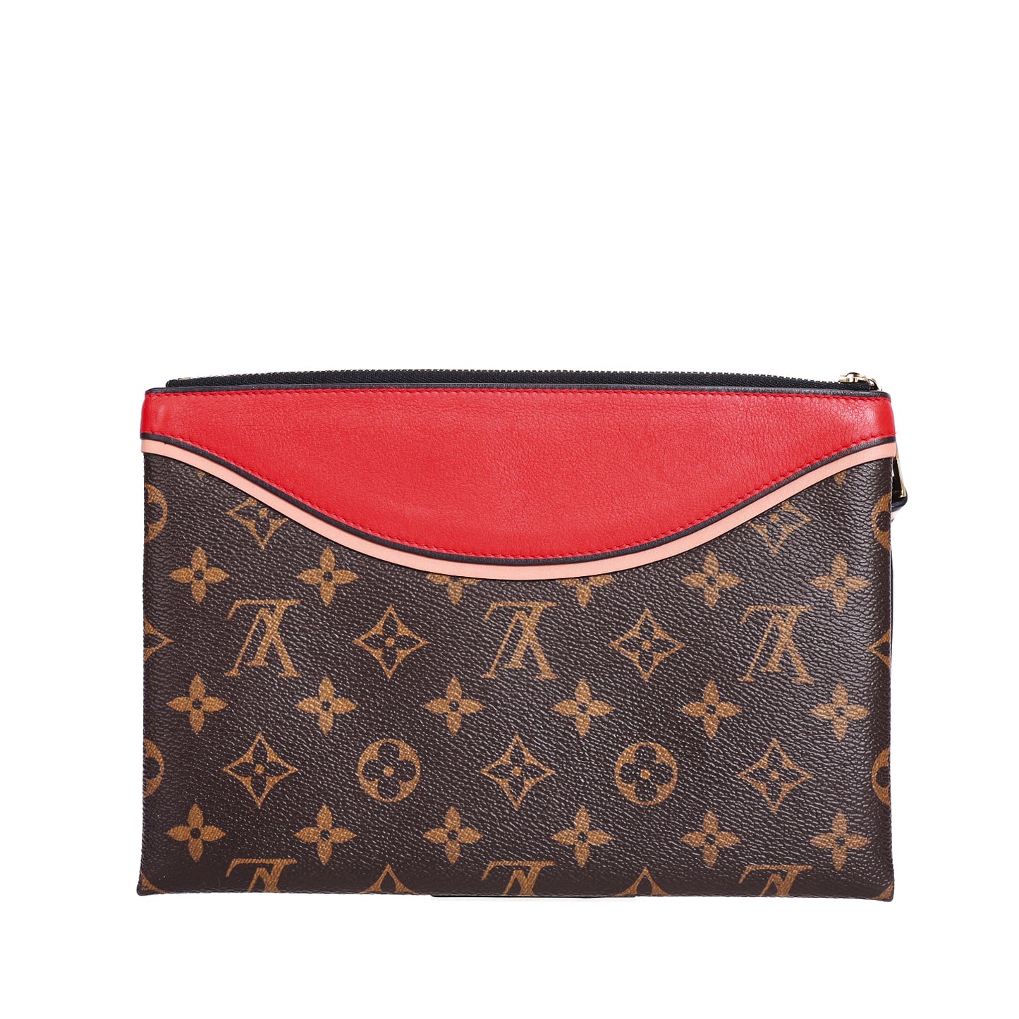 Pre-Owned Louis Vuitton Pochette  Brown Coated Canvas  Clutch 92248190