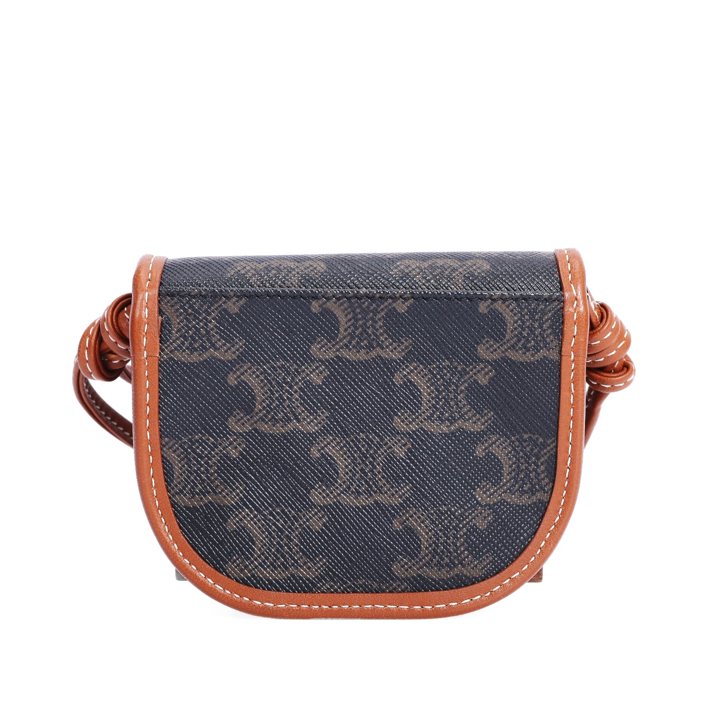 Pre-Owned Celine Brown Coated Canvas Top Handle Bag 94723136