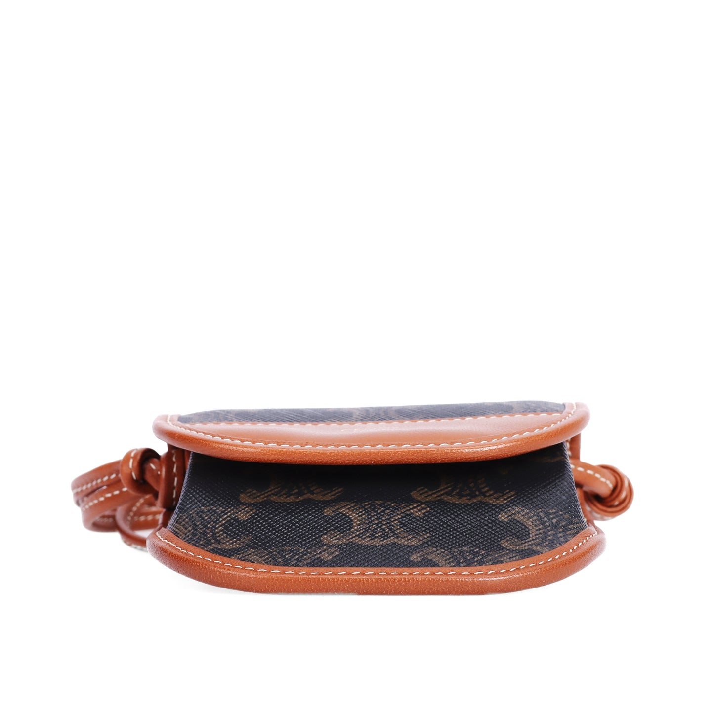 Pre-Owned Celine Brown Coated Canvas Top Handle Bag 94723136
