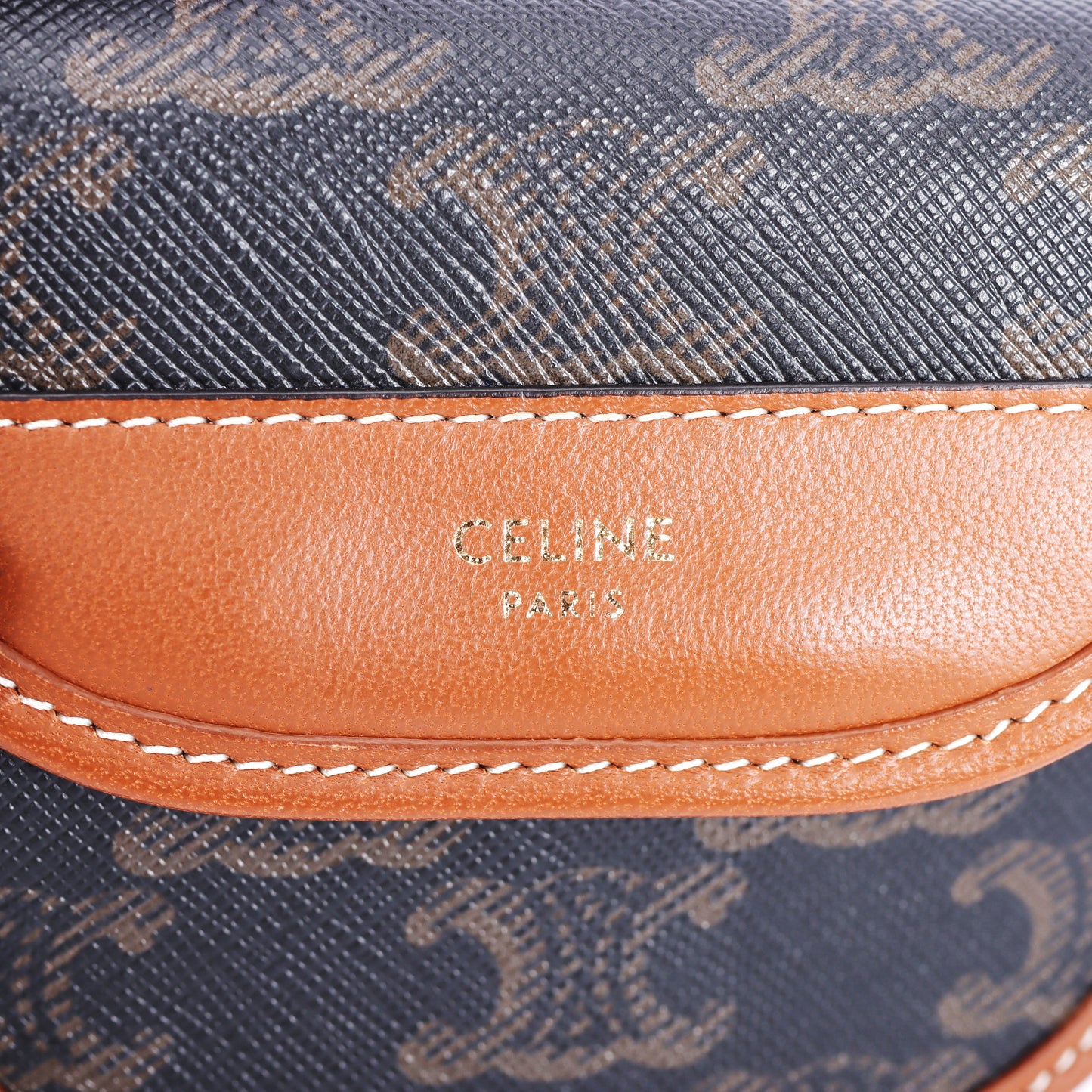 Pre-Owned Celine Brown Coated Canvas Top Handle Bag 94723136