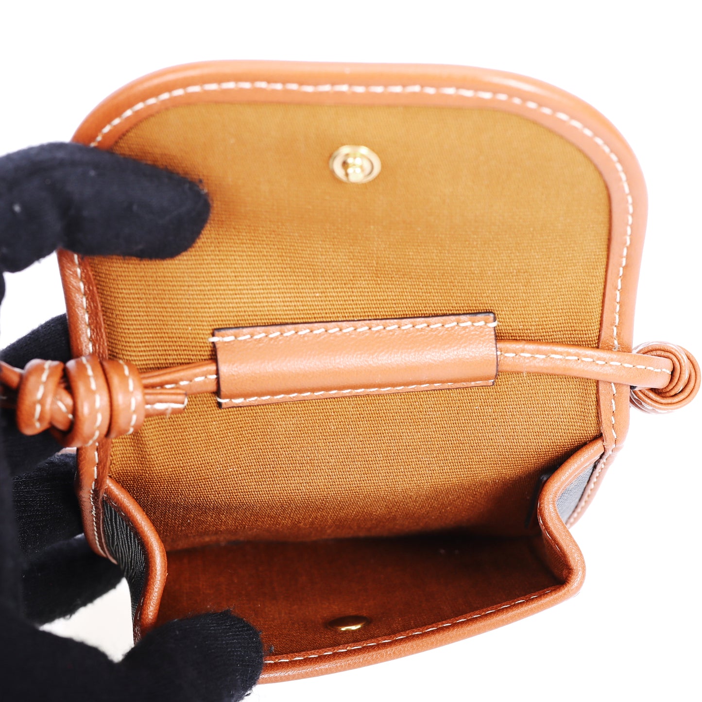 Pre-Owned Celine Brown Coated Canvas Top Handle Bag 94723136