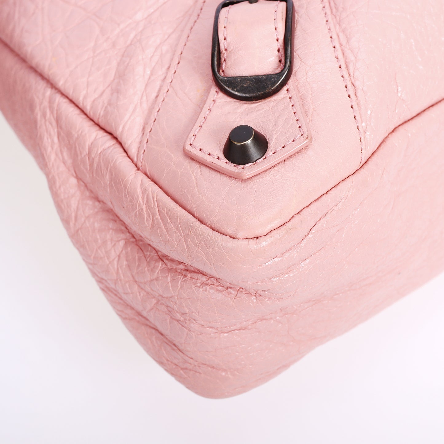 Pre-Owned Balenciaga Classic City Pink Calfskin Shoulder Bag 94784172