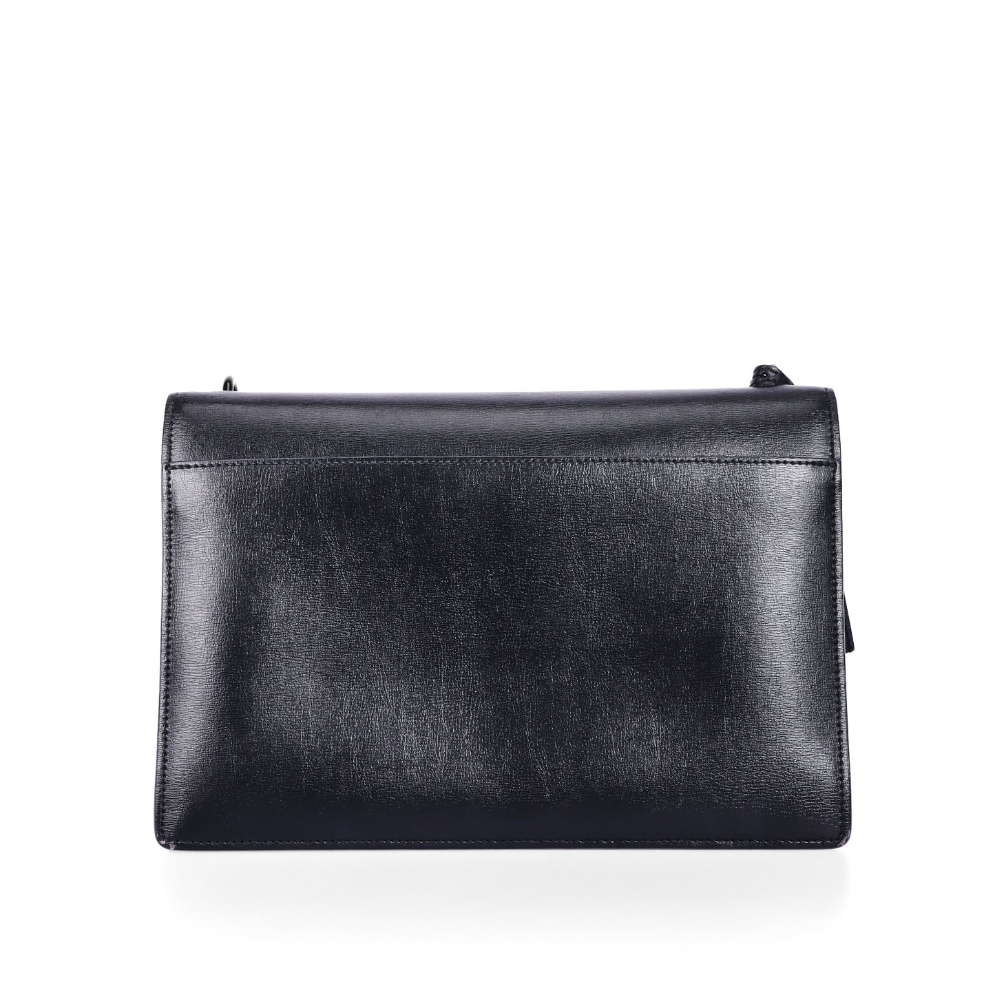 Pre-Owned Saint Laurent Sunset Black Calfskin Leather Crossbody Bag 95460981