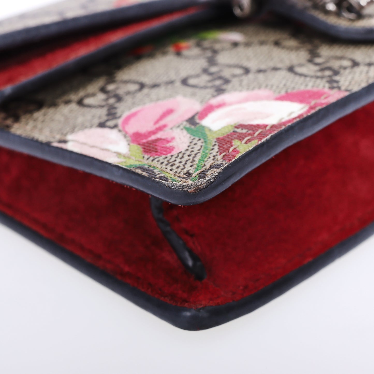 Pre-Owned Gucci Dionysus Begei Coated Canvas Wallet on Chain 96497999