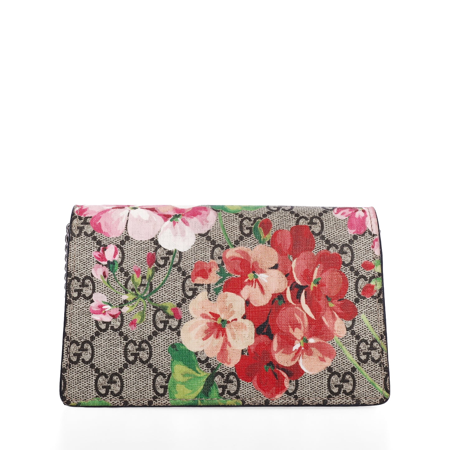 Pre-Owned Gucci Dionysus Begei Coated Canvas Wallet on Chain 96497999