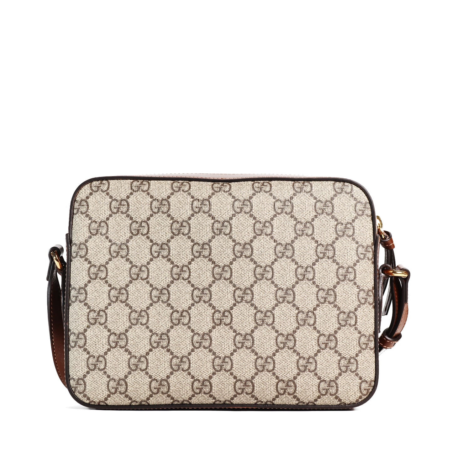 Pre-Owned Gucci Horsebit 1955 Beige GG Supreme Coated Canvas Crossbody Bag 97341235