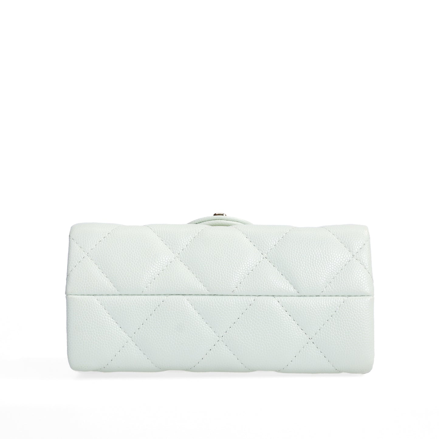 Pre-Owned Chanel  25S Light Green Caviar Calfskin Shoulder Bag 97423856  L