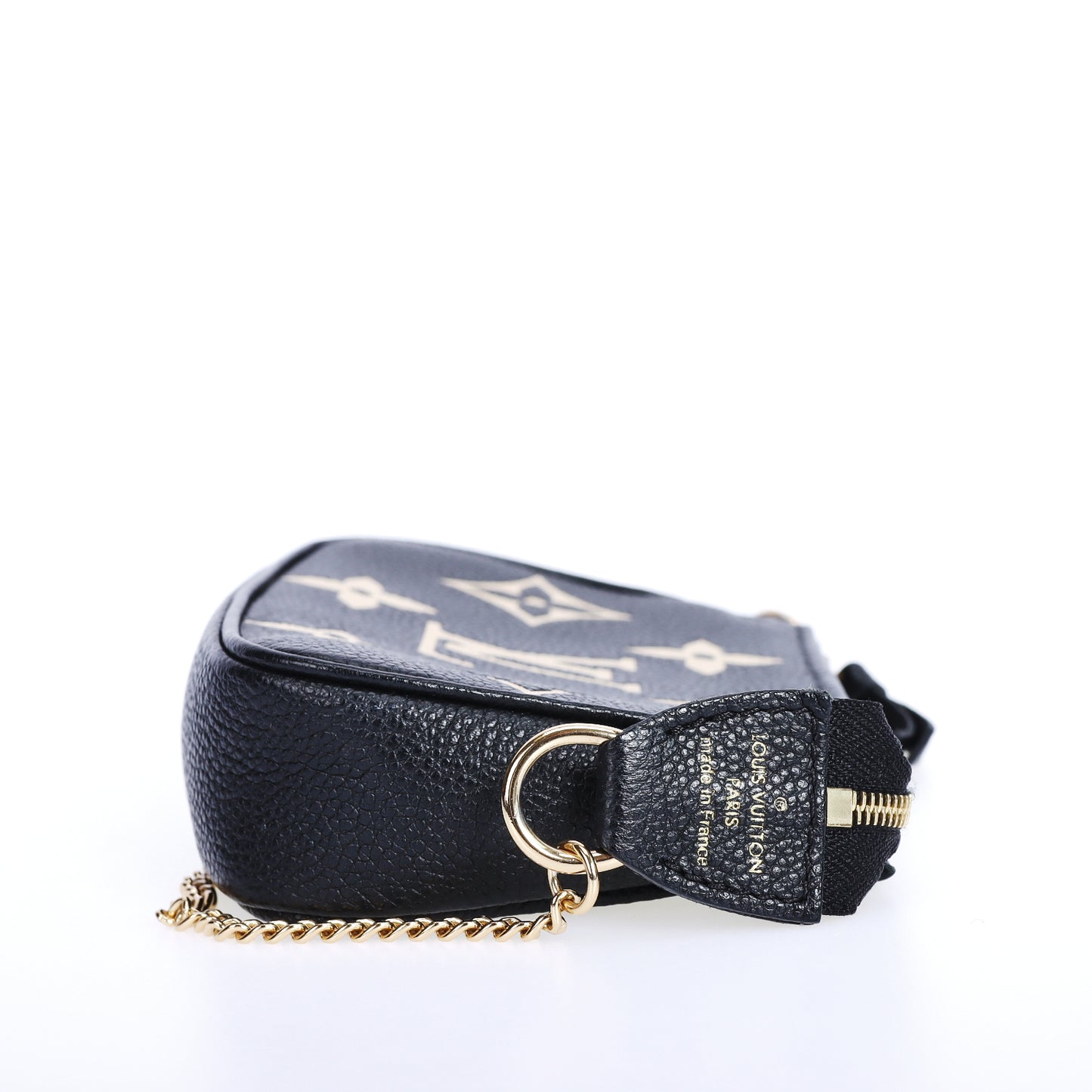 Pre-Owned Louis Vuitton Pochette Accessoires Black Calfskin Top Handle Bag 97630662