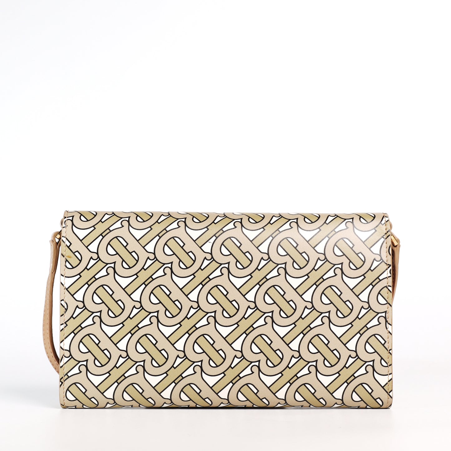 Pre-Owned Burberry Brown Calfskin Crossbody Bag  98275960 L