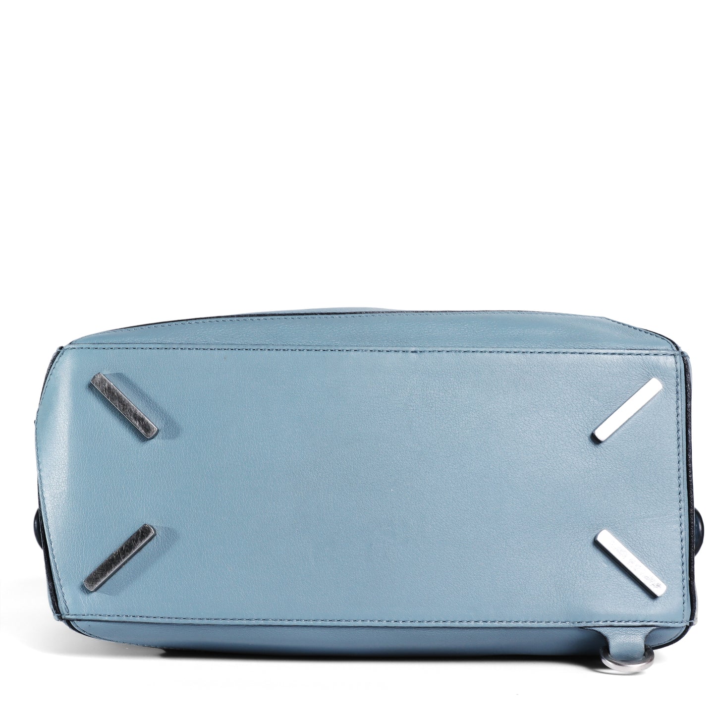 Pre-Owned Loewe Puzzle  Light Blue Calfskin Shoulder Bag 10243712