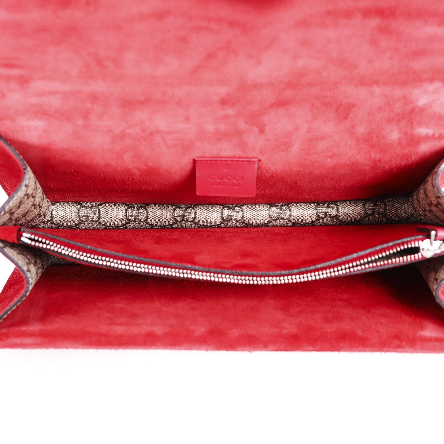 Pre-Owned Gucci Dionysus GG Supreme Medium Size Begei Coated Canvas Shoulder Bag 10970884