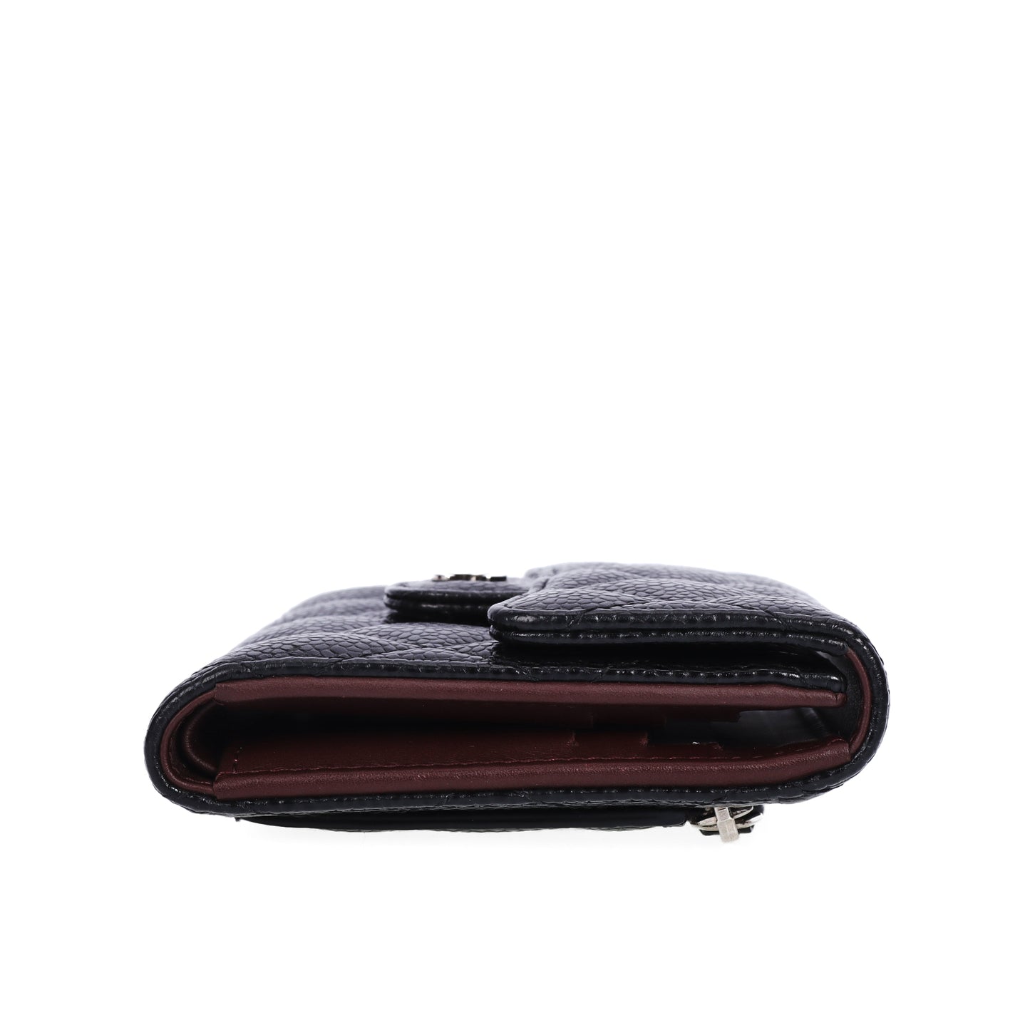 Pre-Owned Chanel Classic Flap Black Caviar Calfskin Wallet 13233733 L