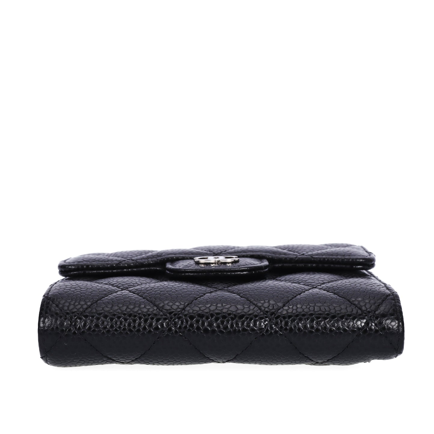 Pre-Owned Chanel Classic Flap Black Caviar Calfskin Wallet 13233733 L