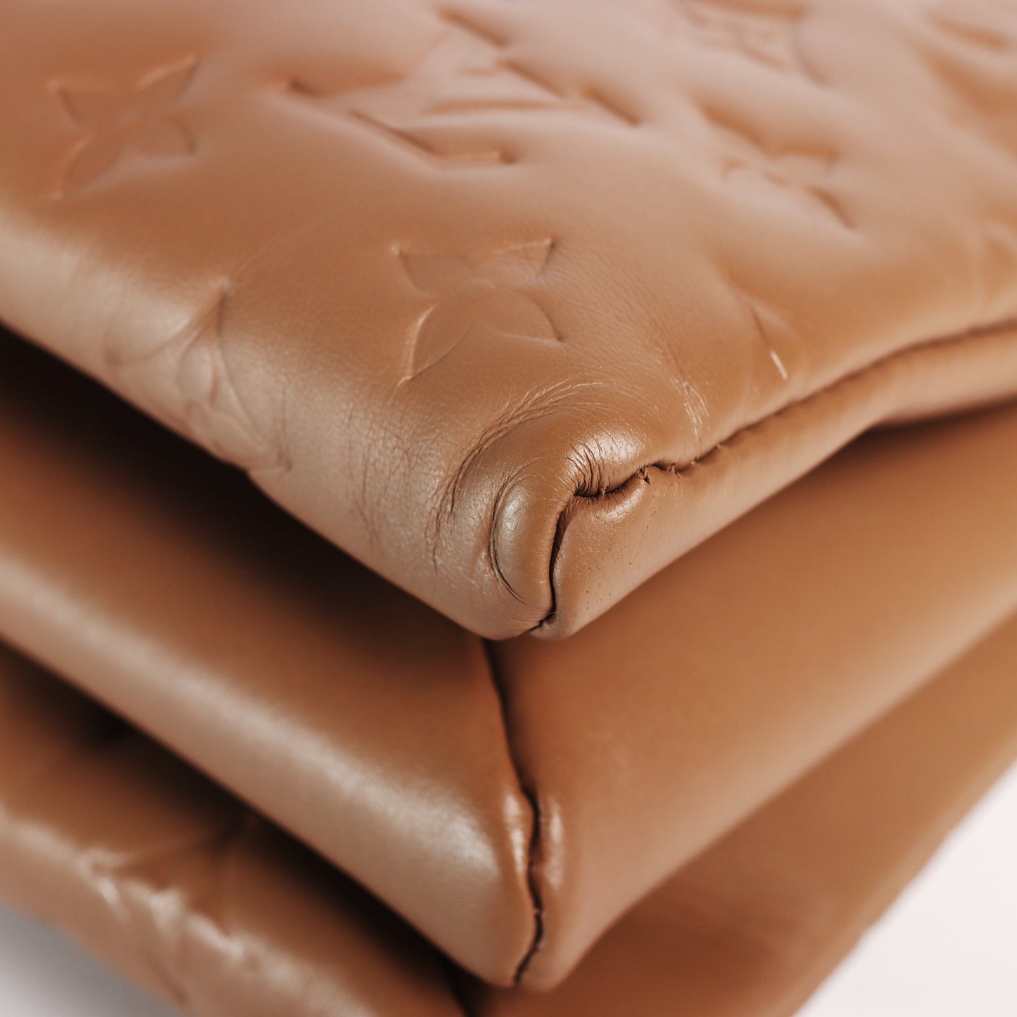 Pre-Owned Louis Vuitton Monogram Empreinte Brown Calfskin Leather Shoulder Bag 15201620