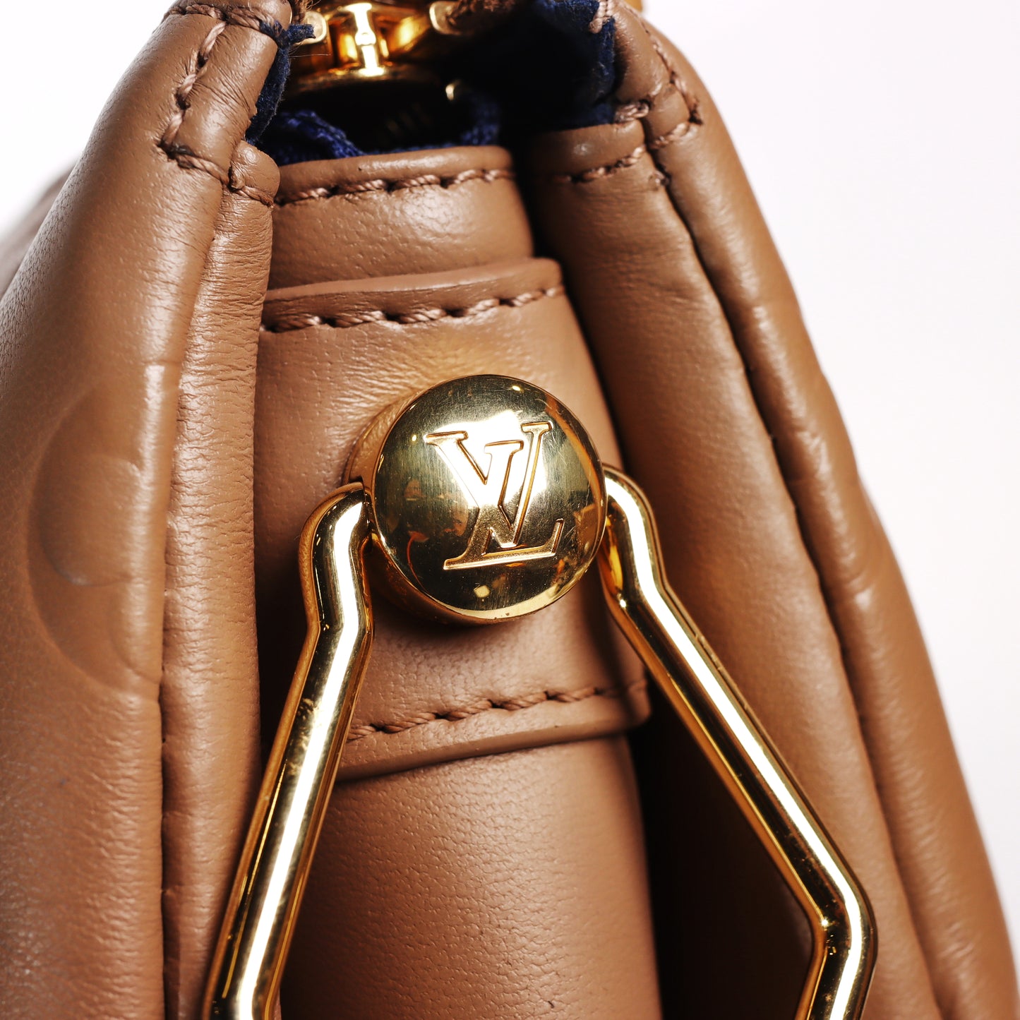 Pre-Owned Louis Vuitton Monogram Empreinte Brown Calfskin Leather Shoulder Bag 15201620