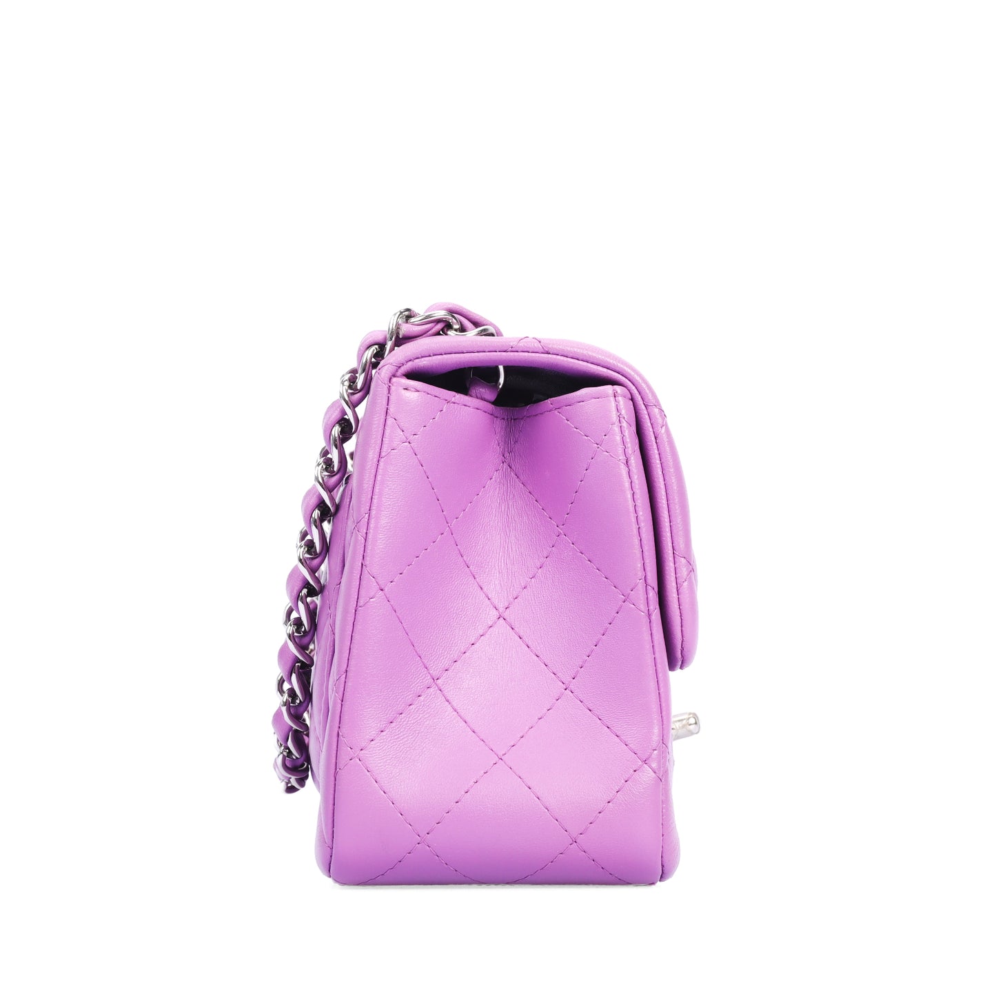 Pre-Owned Chanel Classic Flap Pink Calfskin 15877308