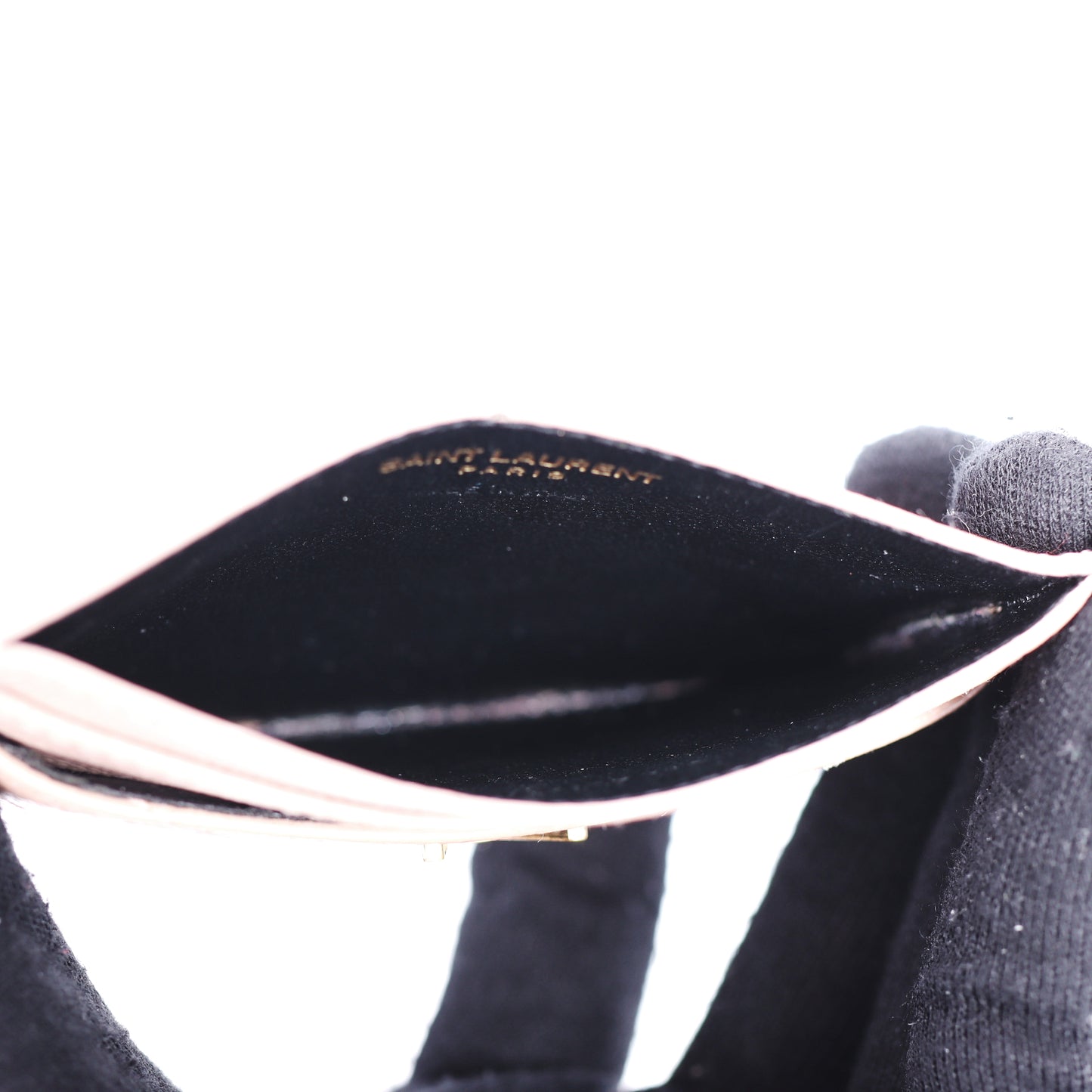 Pre-Owned Saint Laurent YSL CASSANDRE Pink Calfskin Wallet  16488209