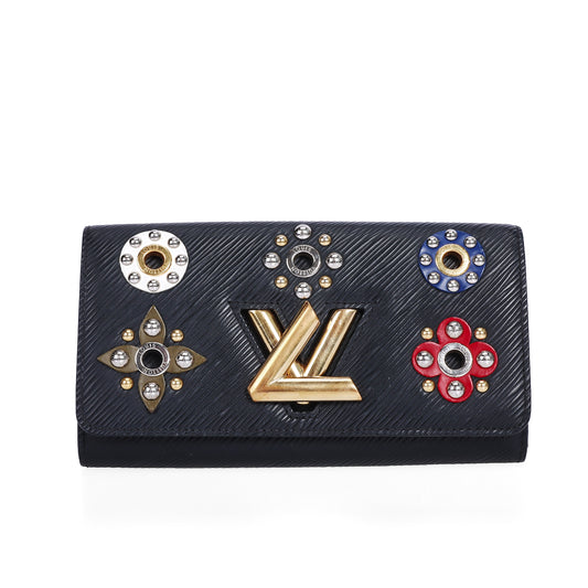 Pre-Owned Louis Vuitton Twist Black Epi Calfskin Wallet 17354674