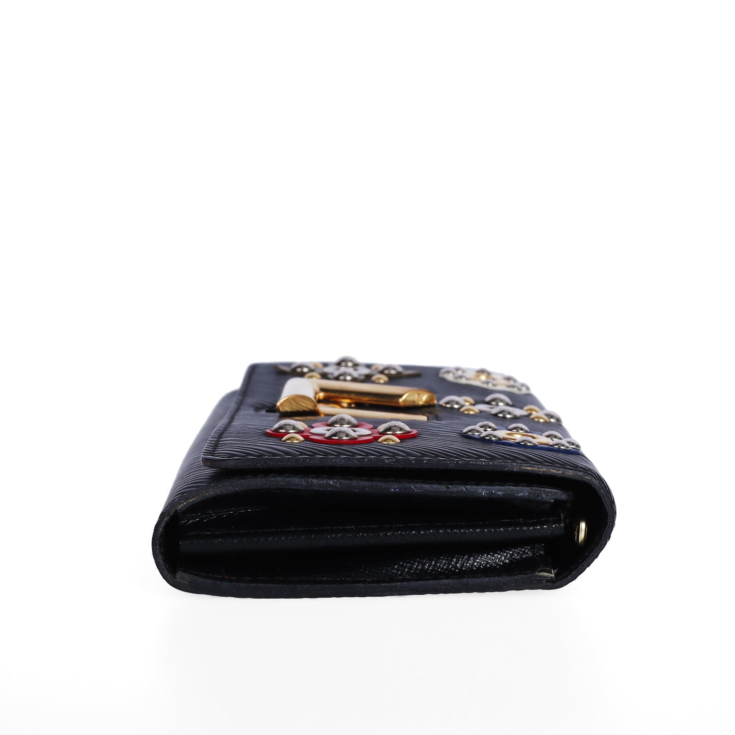 Pre-Owned Louis Vuitton Twist Black Epi Calfskin Wallet 17354674