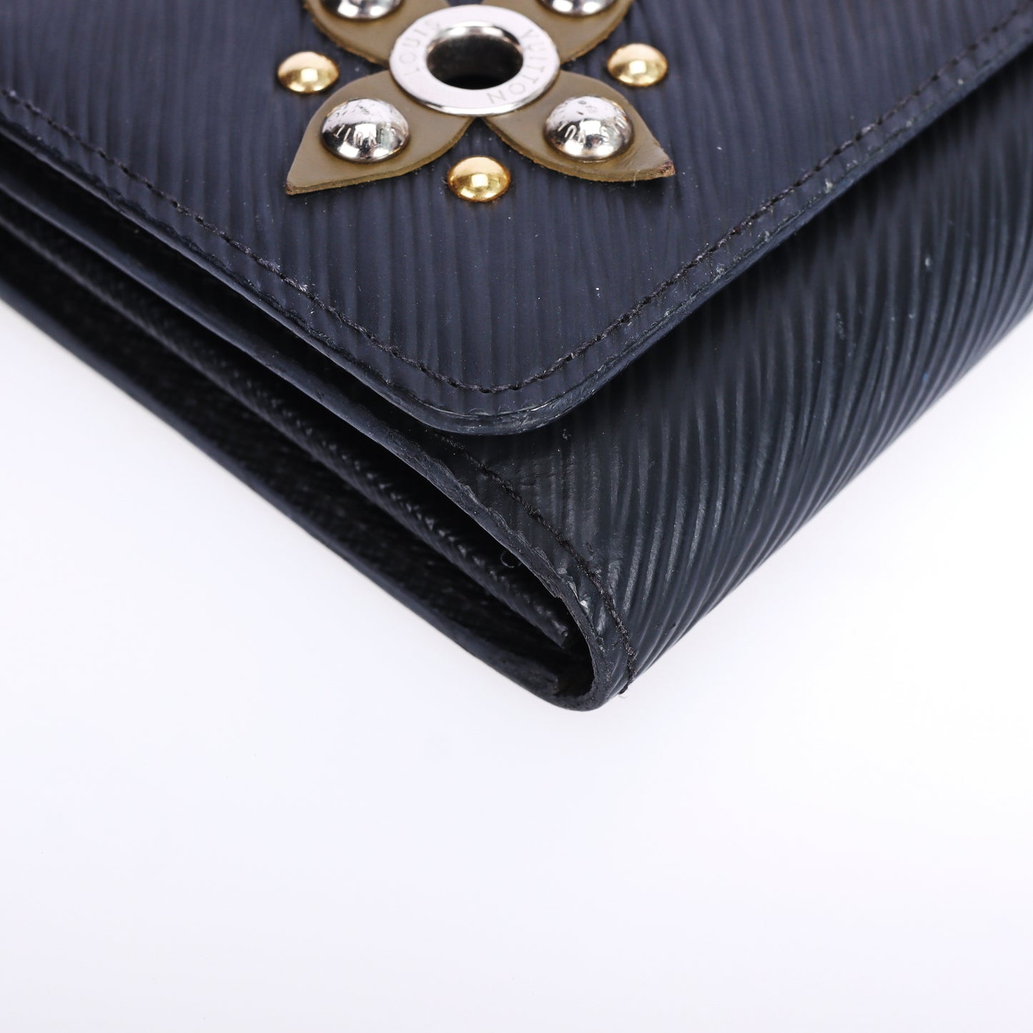 Pre-Owned Louis Vuitton Twist Black Epi Calfskin Wallet 17354674