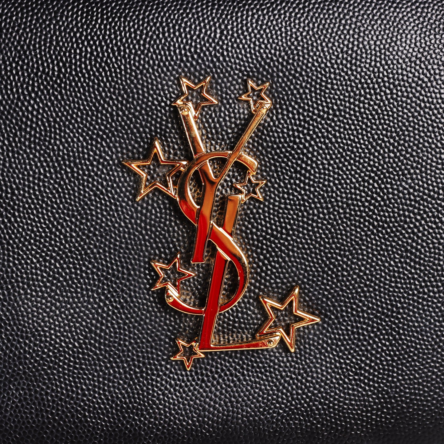 Pre-Owned Saint Laurent Kate Black Calfskin  Wallet on Chain 18055671