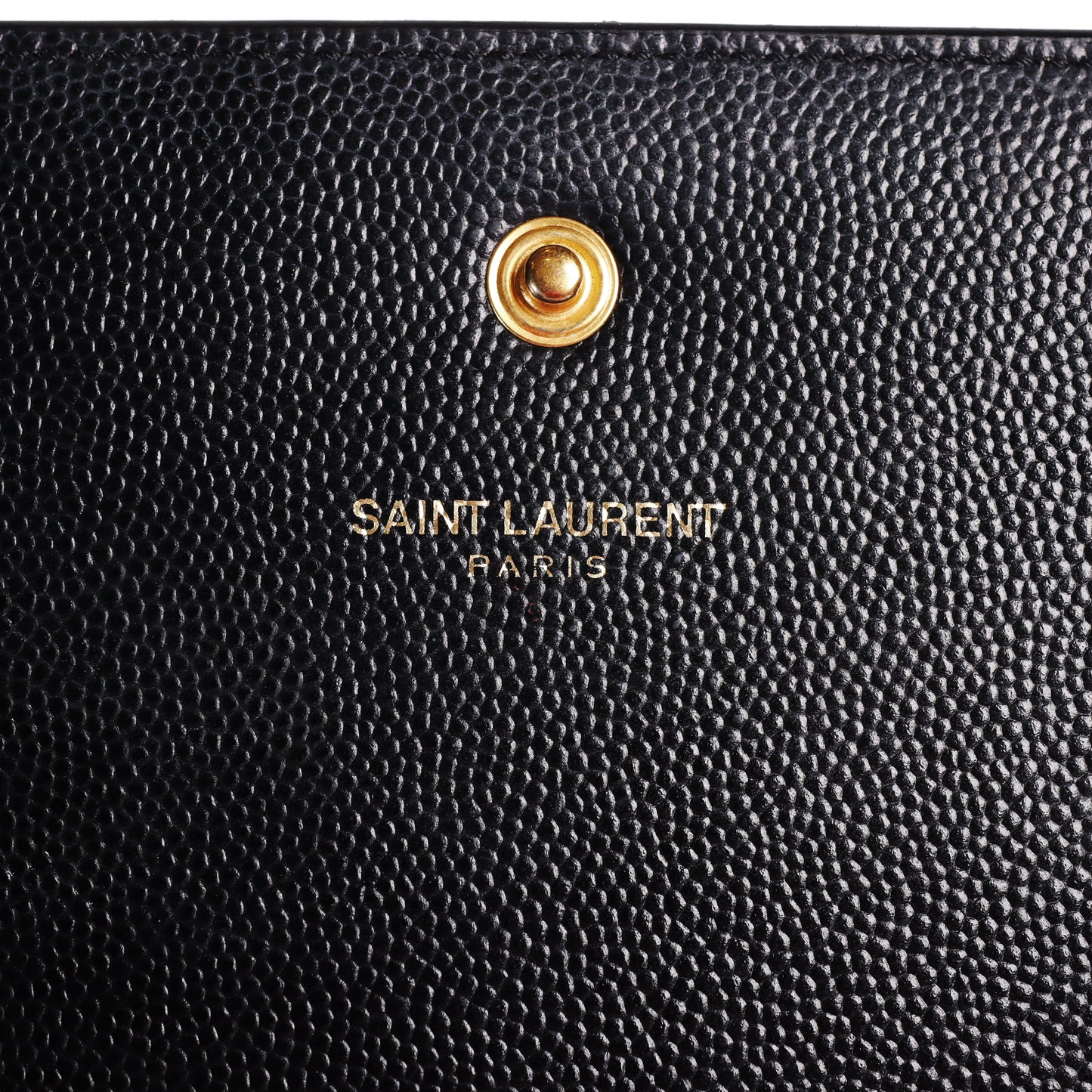 Pre-Owned Saint Laurent Kate Black Calfskin  Wallet on Chain 18055671