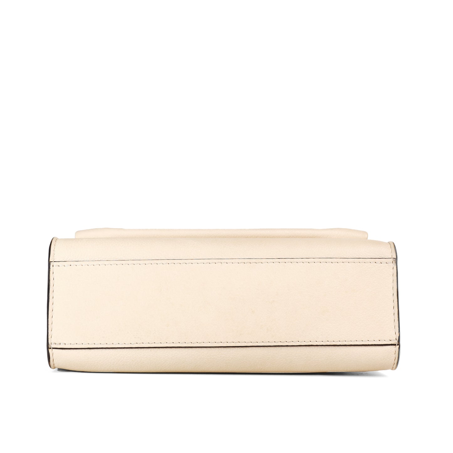 Pre-Owned Louis Vuitton Mylockme White Calfskin Leather Crossbody Bag 19930696