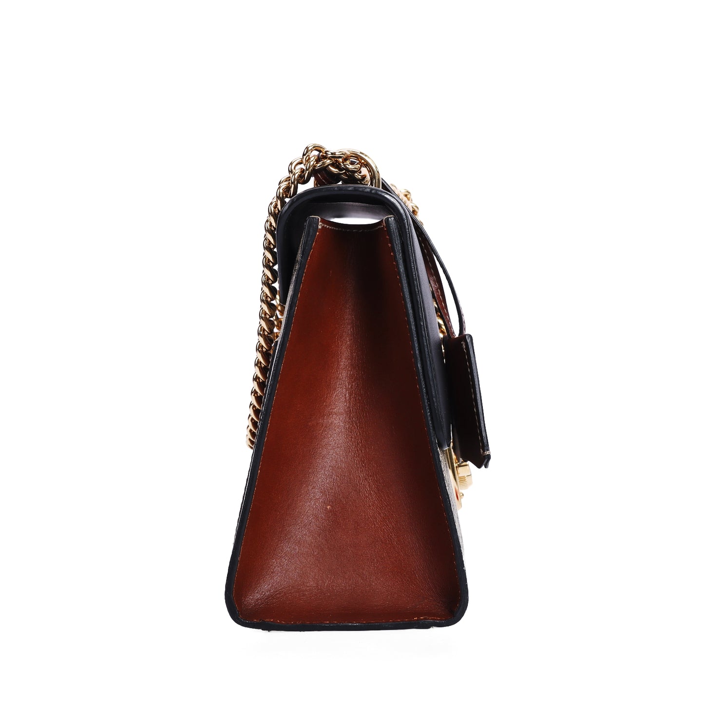 Pre-Owned Gucci Padlock GG Supreme Beige Coated Canvas Shoulder Bag 21992284