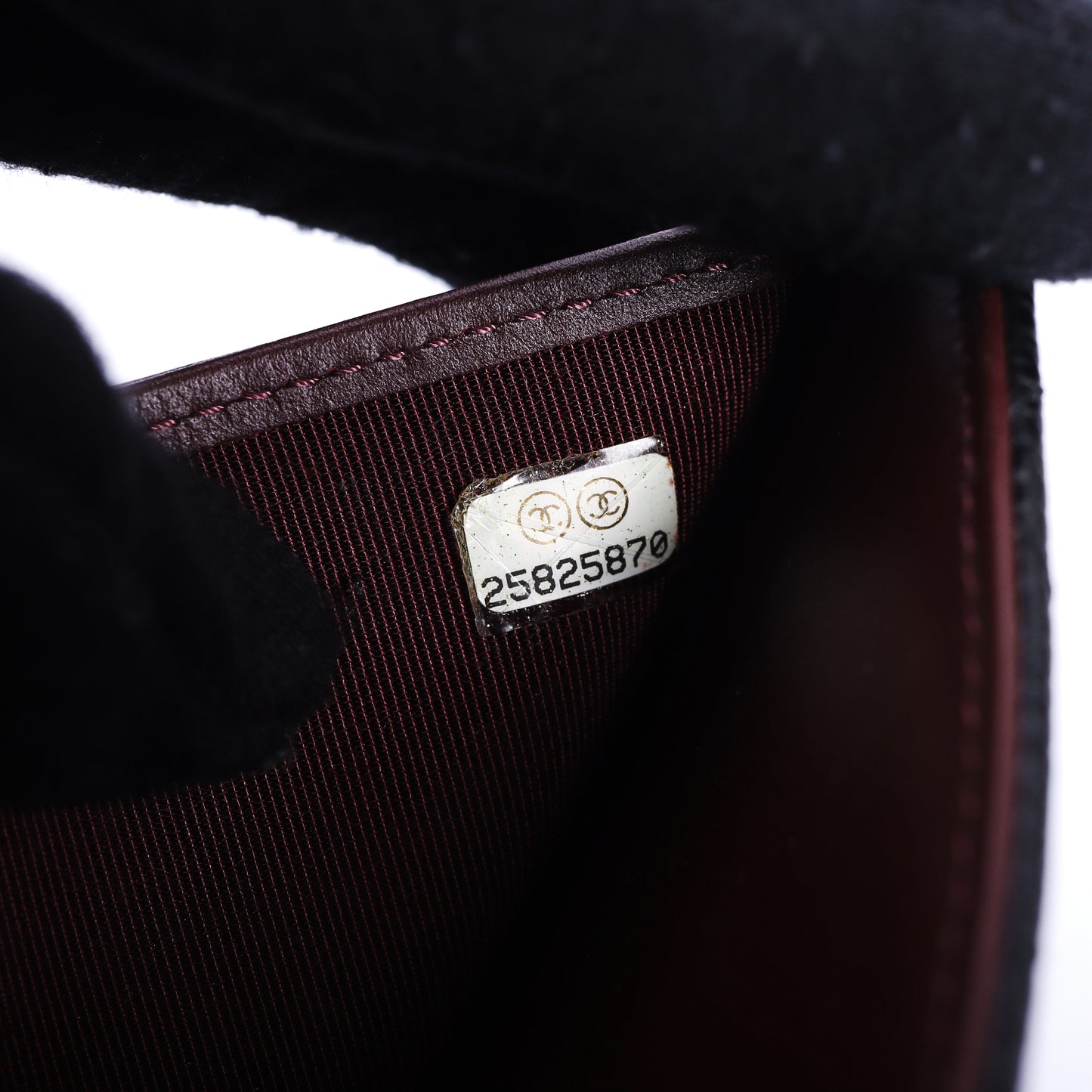 Pre-Owned Chanel Classic Flap Black Calfskin Wallet 22147331