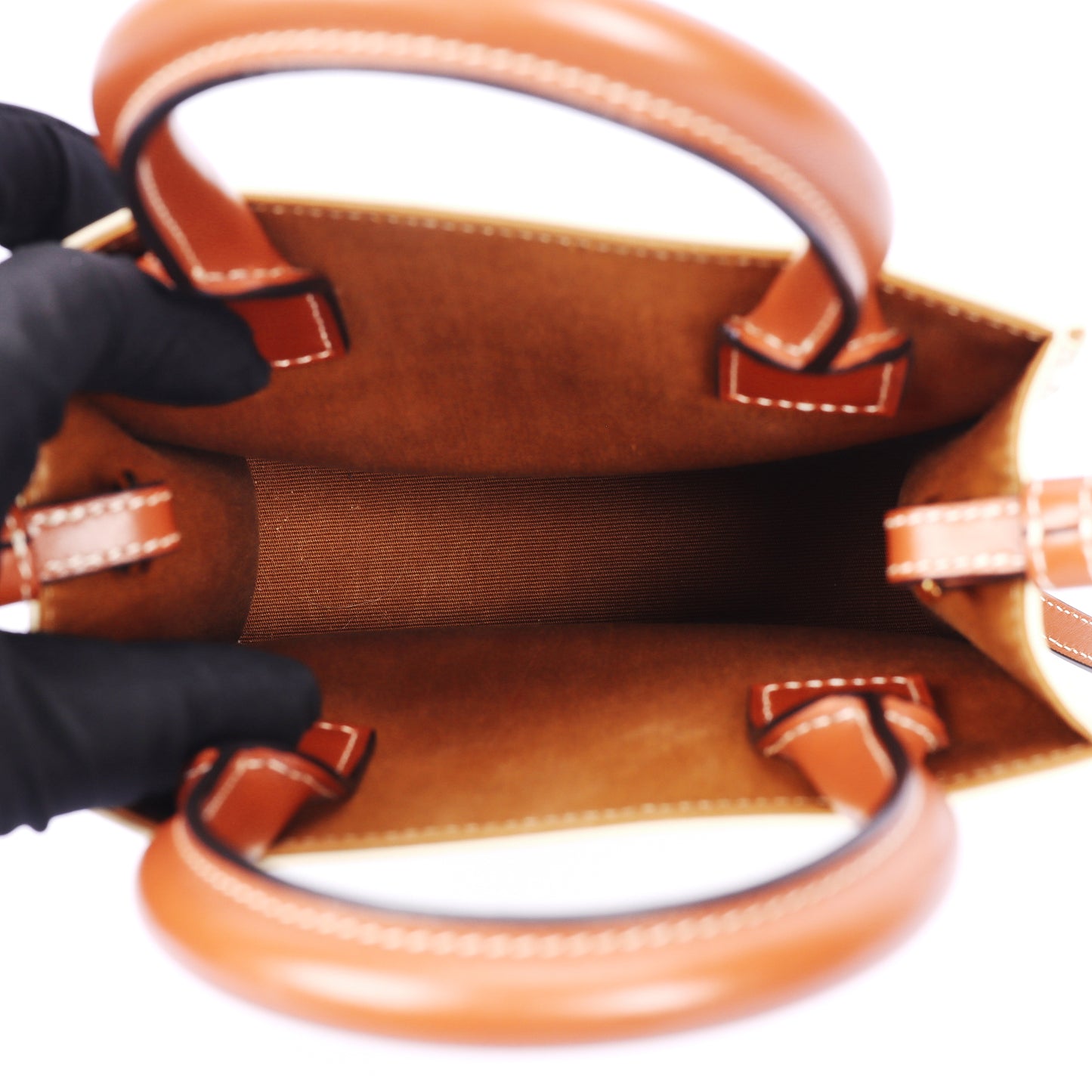 Pre-Owned CELINE Triomphe Vertical Cabas Coated Canvas  Shoulder Bag 22244904