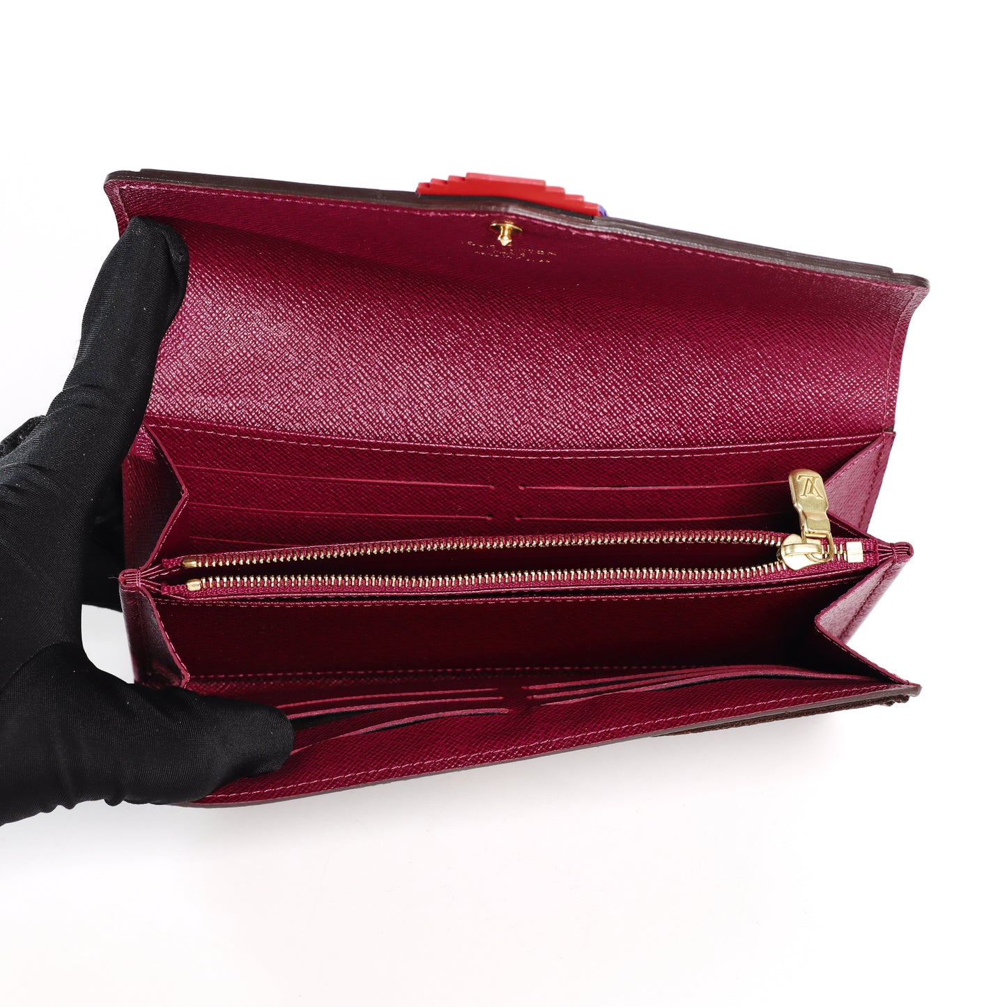 Pre-owned LOUIS VUITTON Monogram Multicolor Calfskin Leather Wallet 24814236