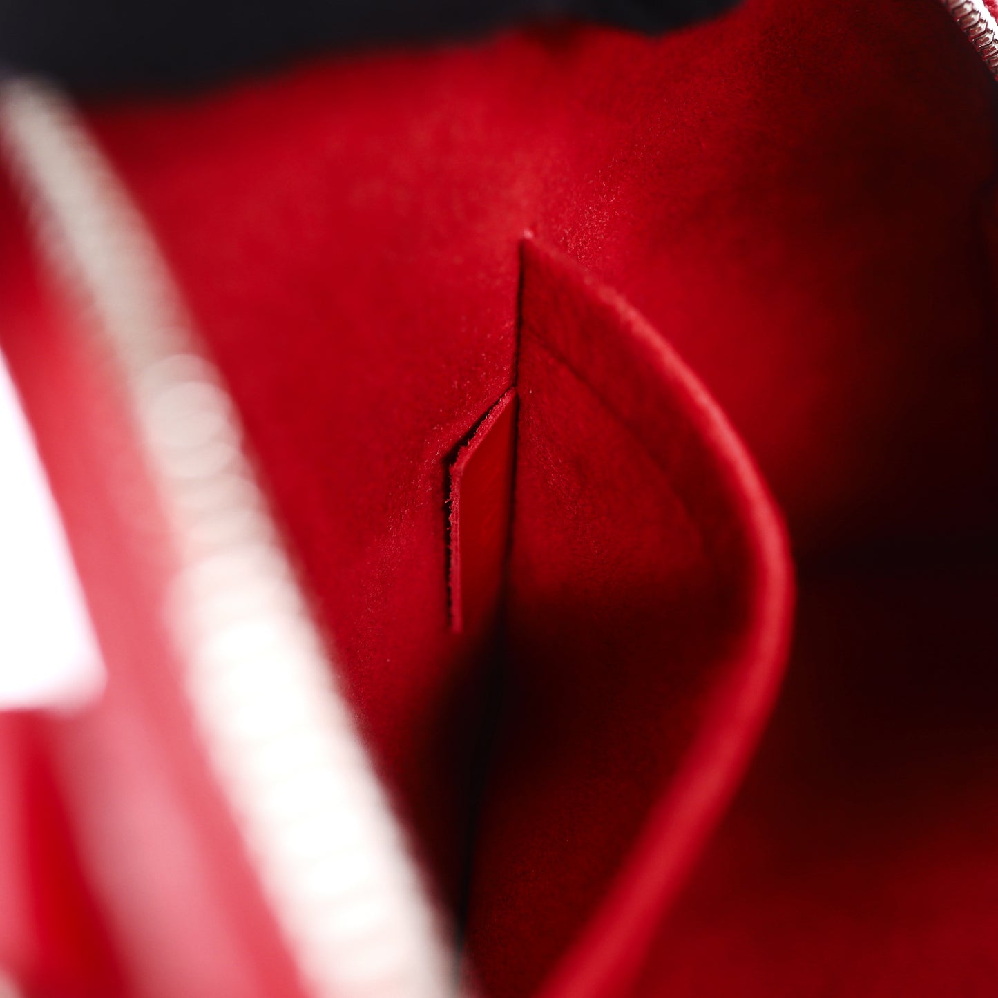 Pre-Owned Louis Vuitton Alma BB Red Epi Calfskin Leather Shoulder Bag 25079498